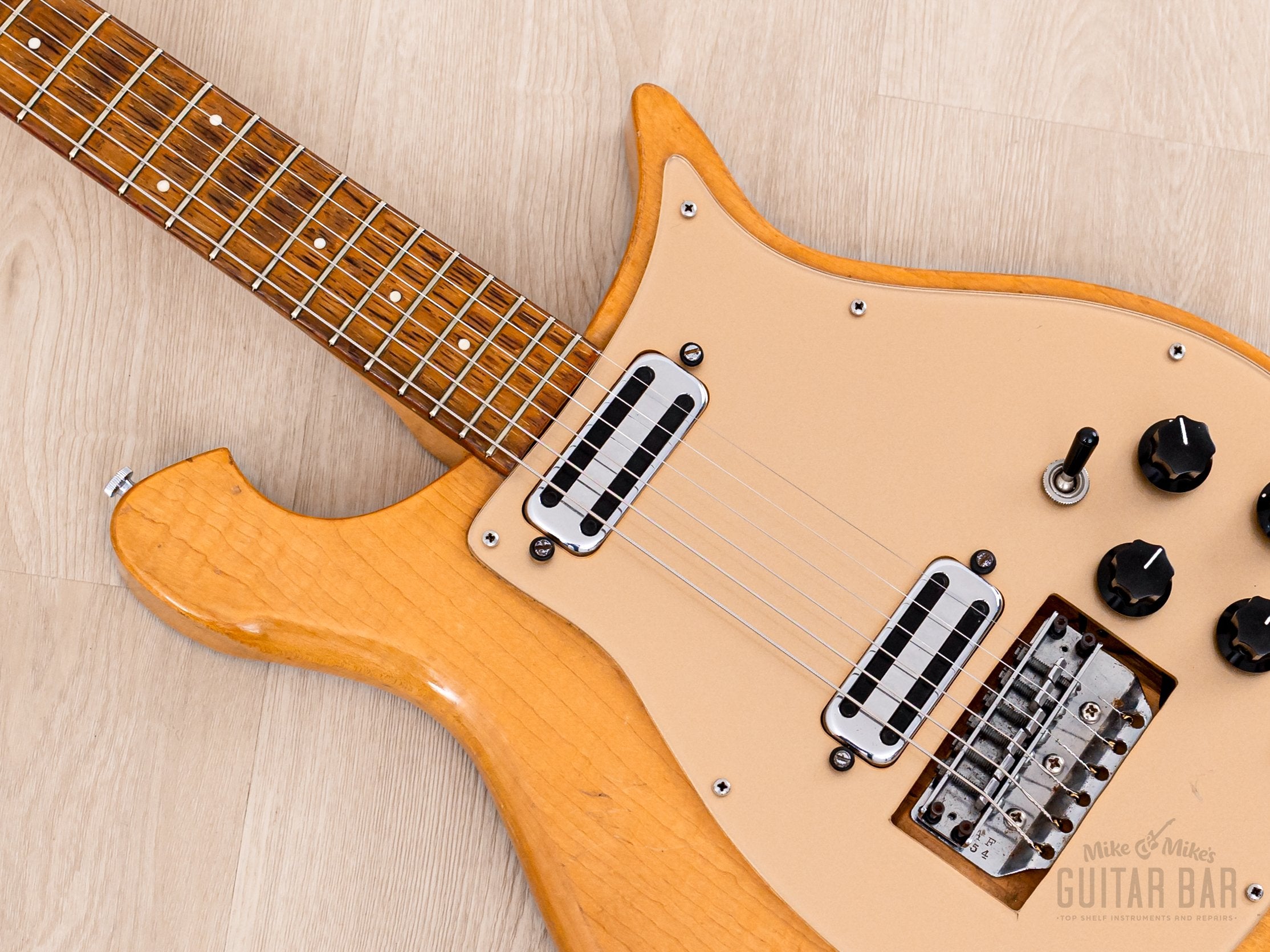 1961 Rickenbacker 450 Combo Vintage Electric Guitar Mapleglo w/ Toaster Top Pickups, Case