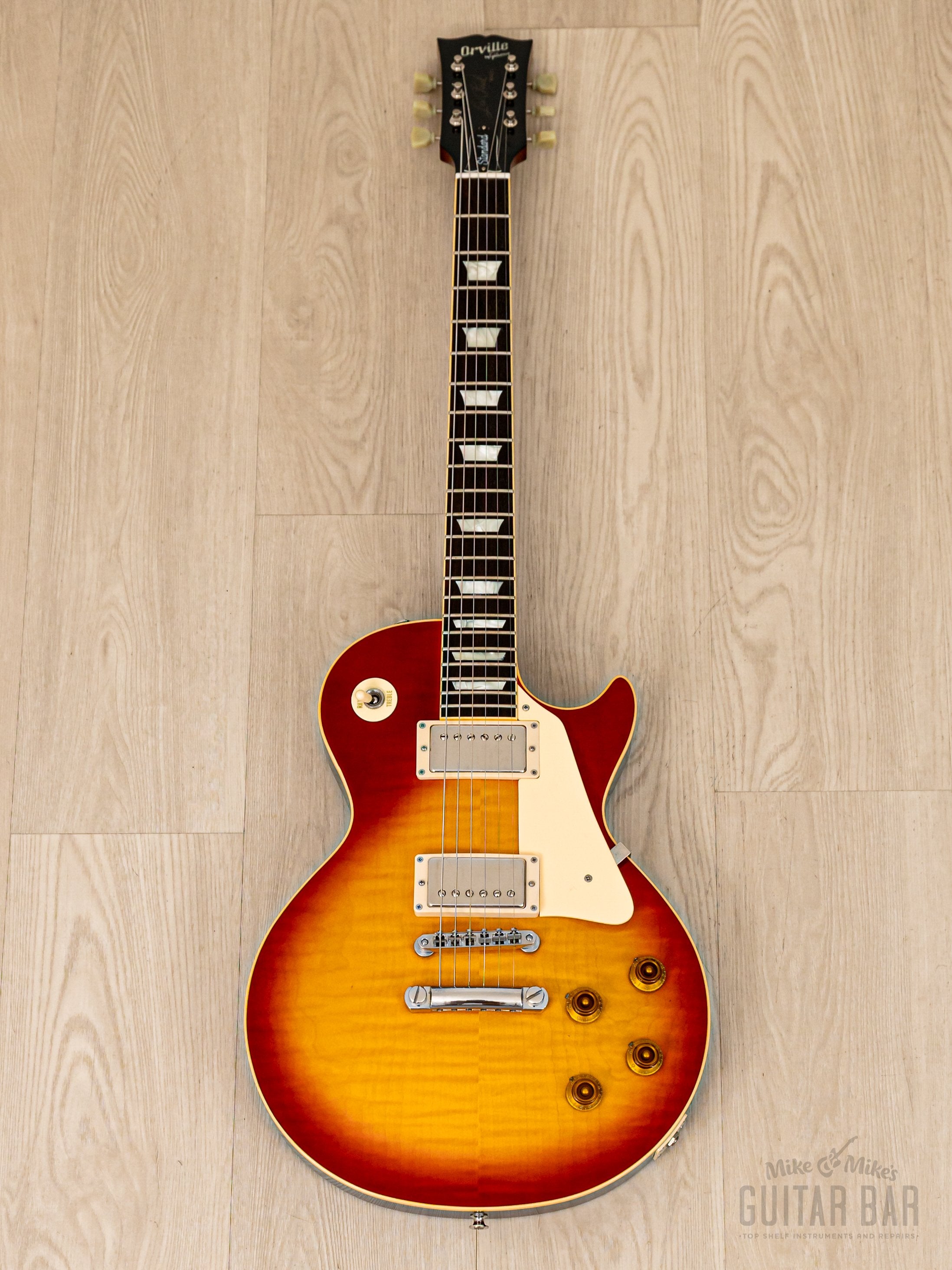 1992 Orville by Gibson Les Paul Standard LPSW/T Flame Top Near-Mint w/ –  Mike & Mike's Guitar Bar