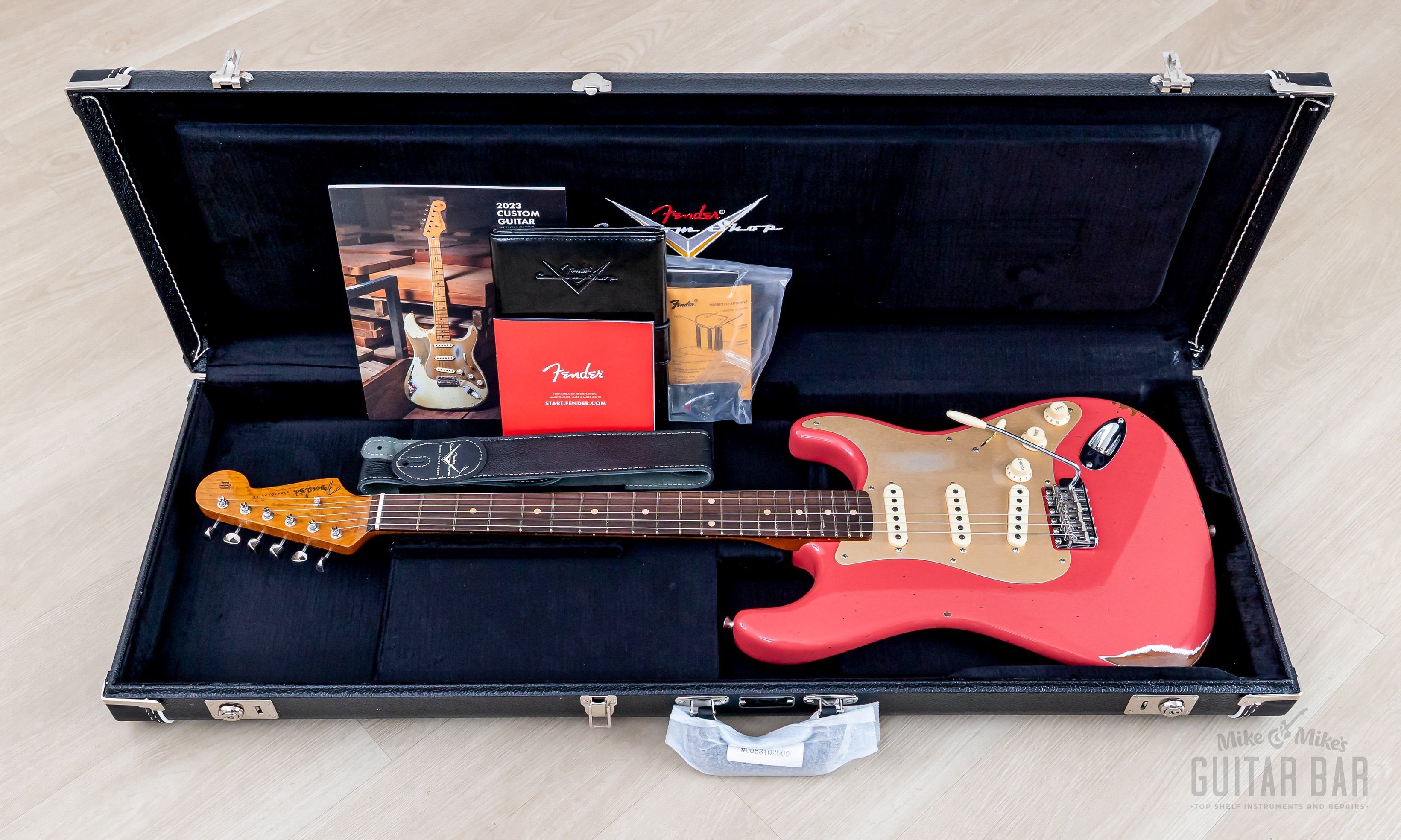 Fender Custom Shop 1960 Stratocaster Roasted Relic Faded Fiesta Red w/