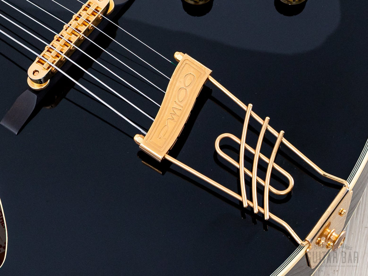 Ibanez PM100 gold tailpiece close-up