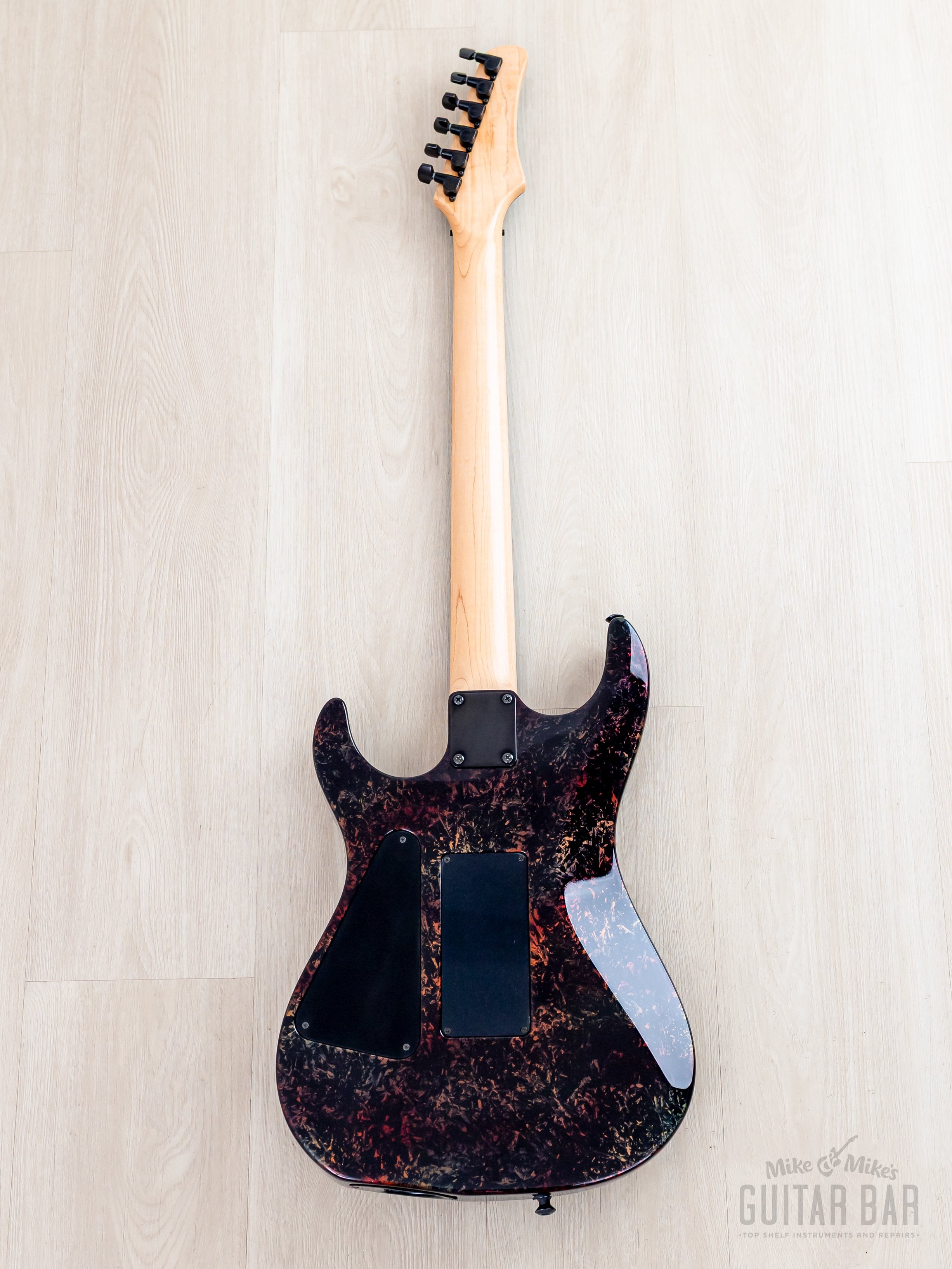 1994 Hamer USA Centaura GCTS-JR-2 Iridescent Swirl HSS Superstrat, Nea