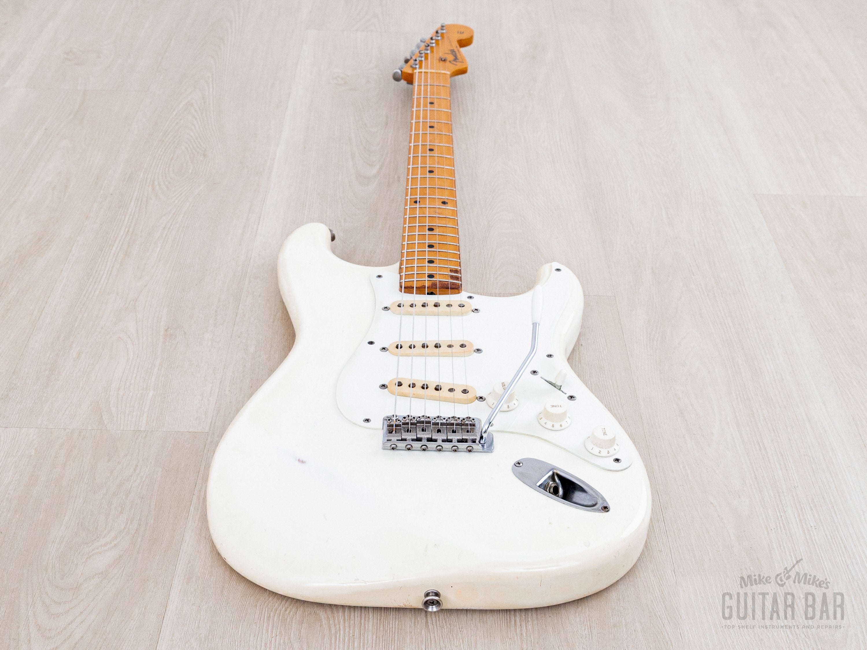 1982 Fender '57 Stratocaster JV ST57-65 Olympic White w/ USA Fullerton