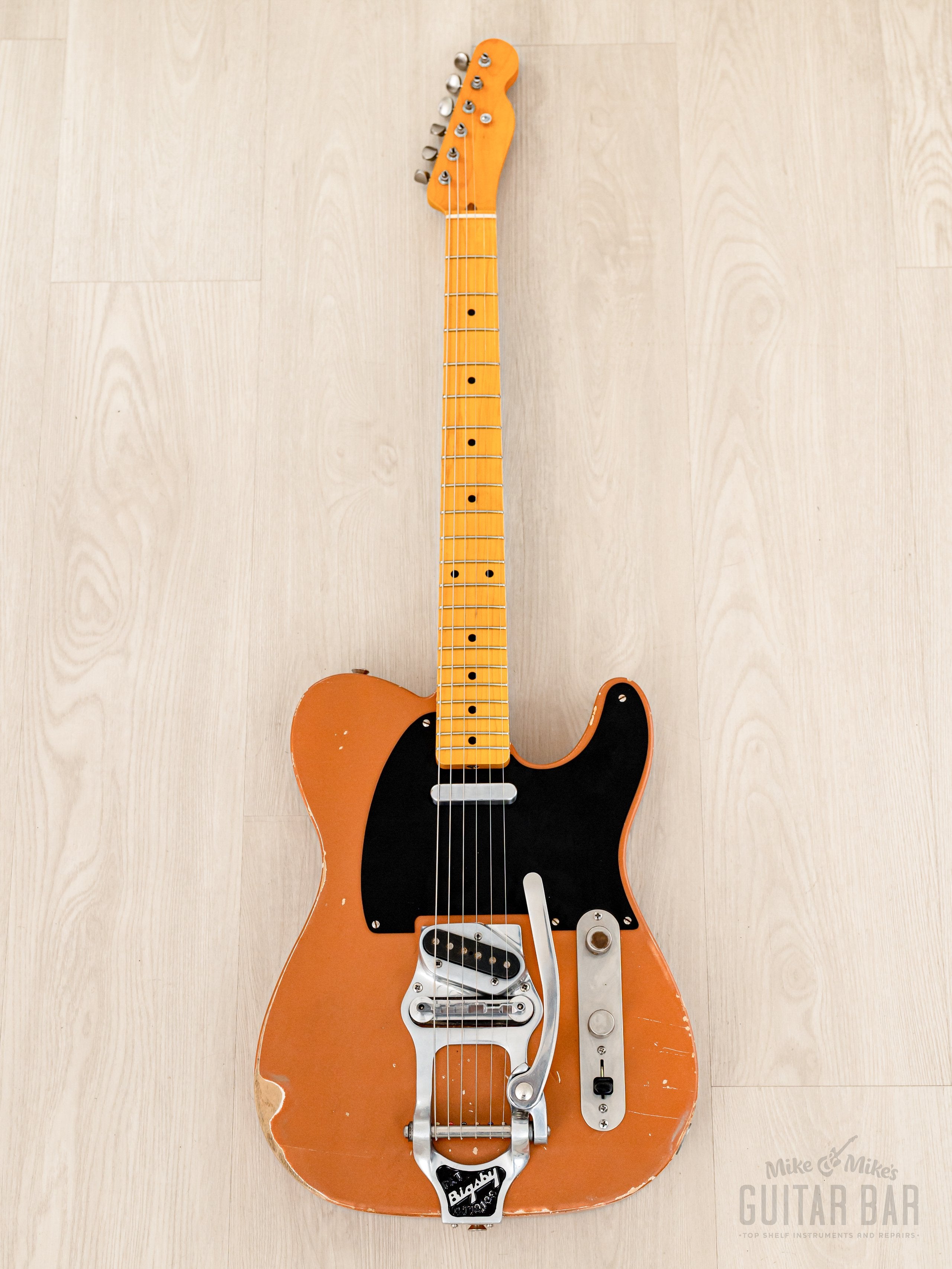 Telecaster Partscaster MJT Relic Copper Lacquer w/ Fender Licensed Nec