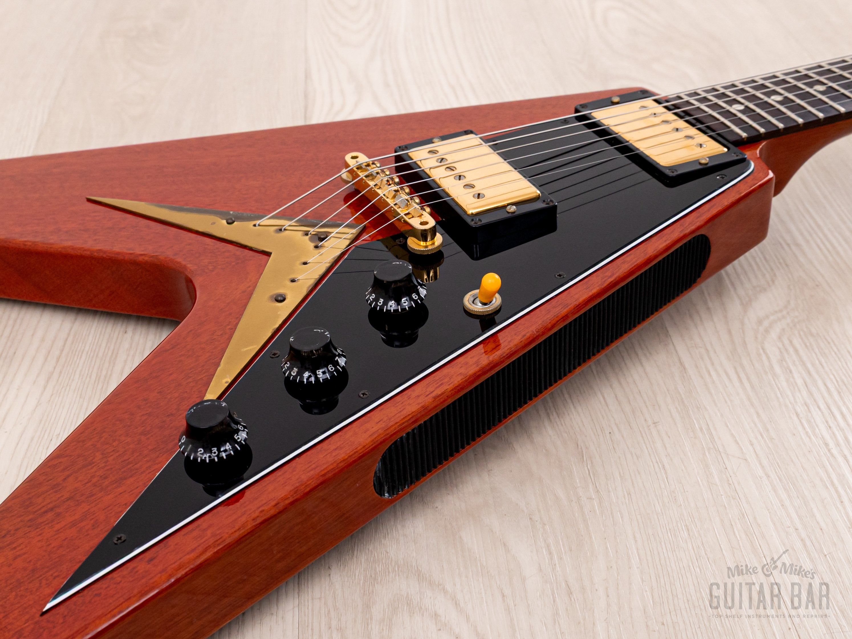 2008 Gibson Custom Shop Historic 1958 Flying V Mahogany VOS (Cherry) w/ 57 Classic PAFs, COA, Hangtags & Case