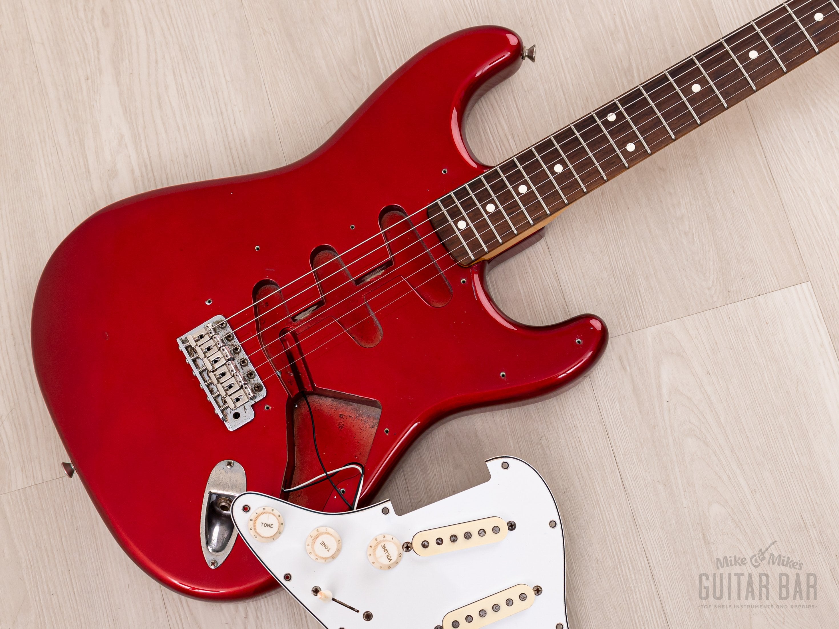 1983 Fender Stratocaster '62 Vintage Reissue JV ST62-65 Candy Apple Red 100% Original, Japan MIJ Fujigen