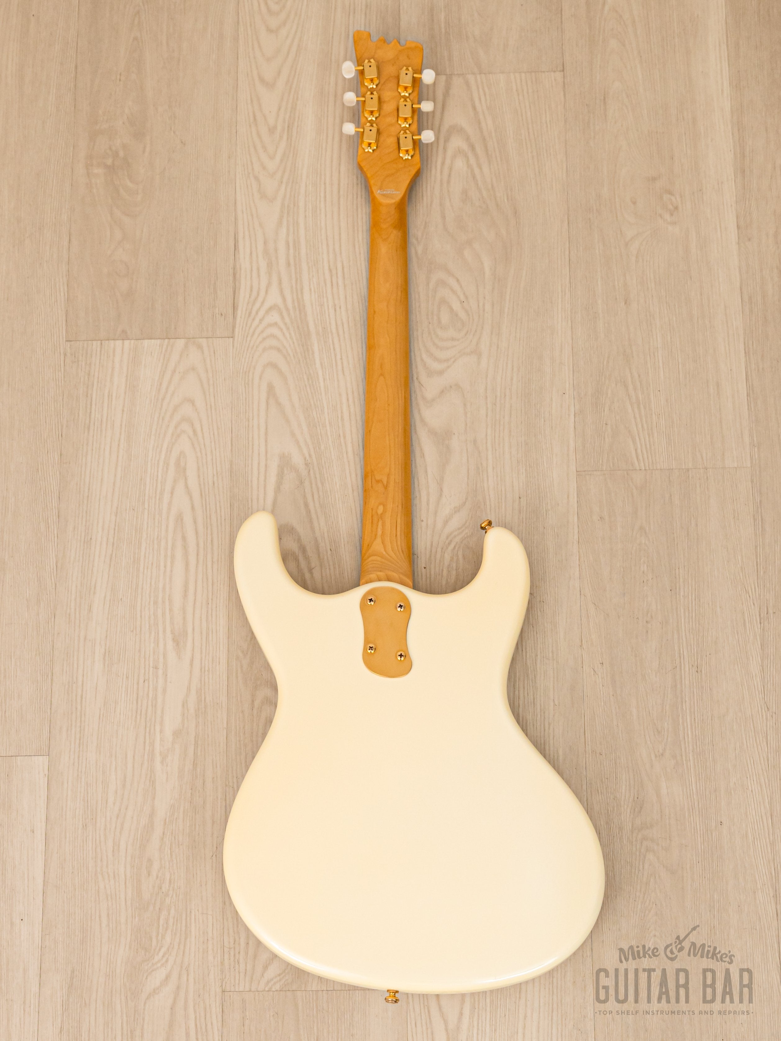 2000s Mosrite Ventures Model Super Custom '65 Pearl White w/ Gold Hardware, Vibramute & Case, Japan Kurokumo