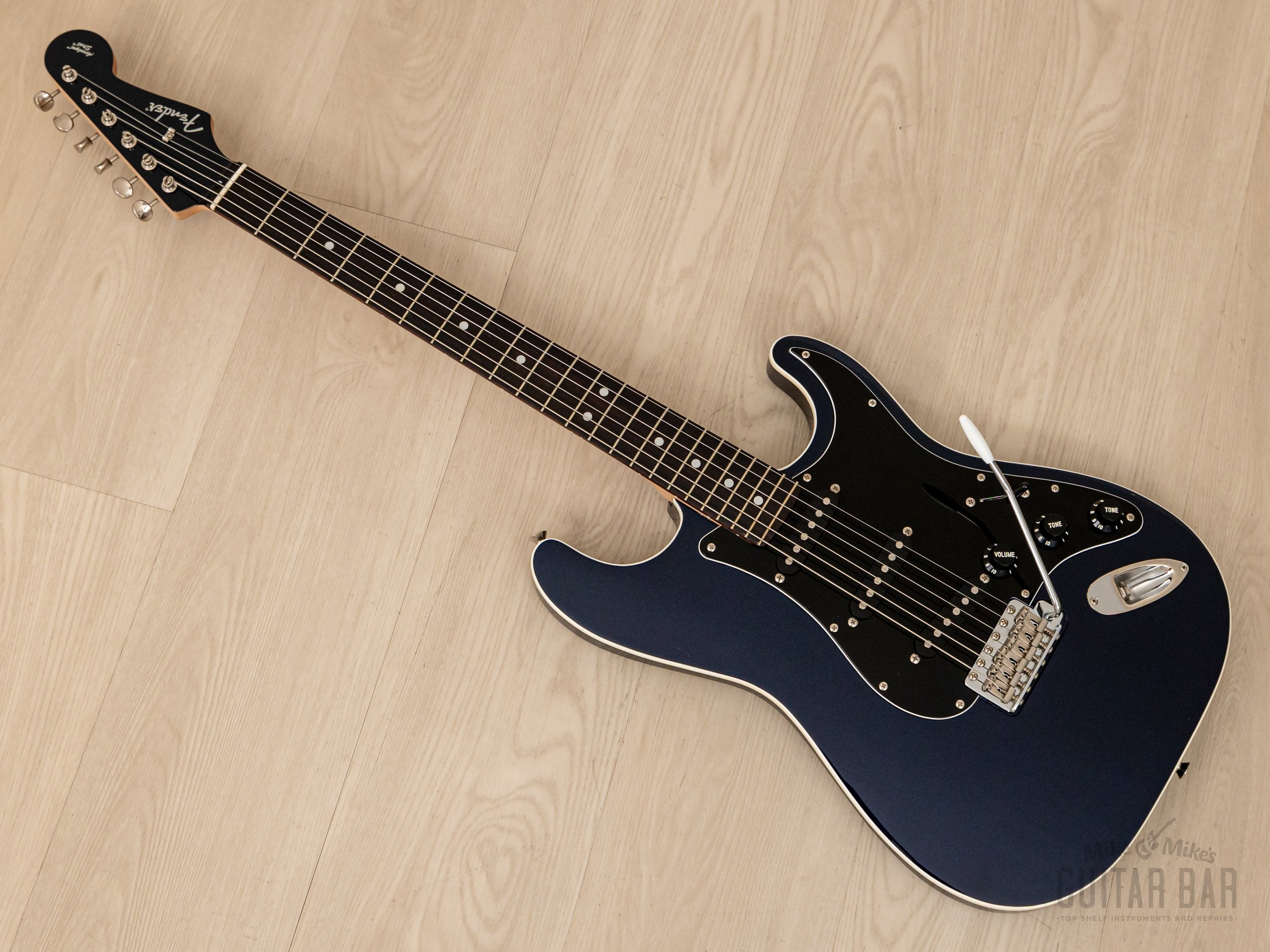 2015 Fender Aerodyne Stratocaster AST Gunmetal Blue Near-Mint, Japan M –  Mike & Mike's Guitar Bar