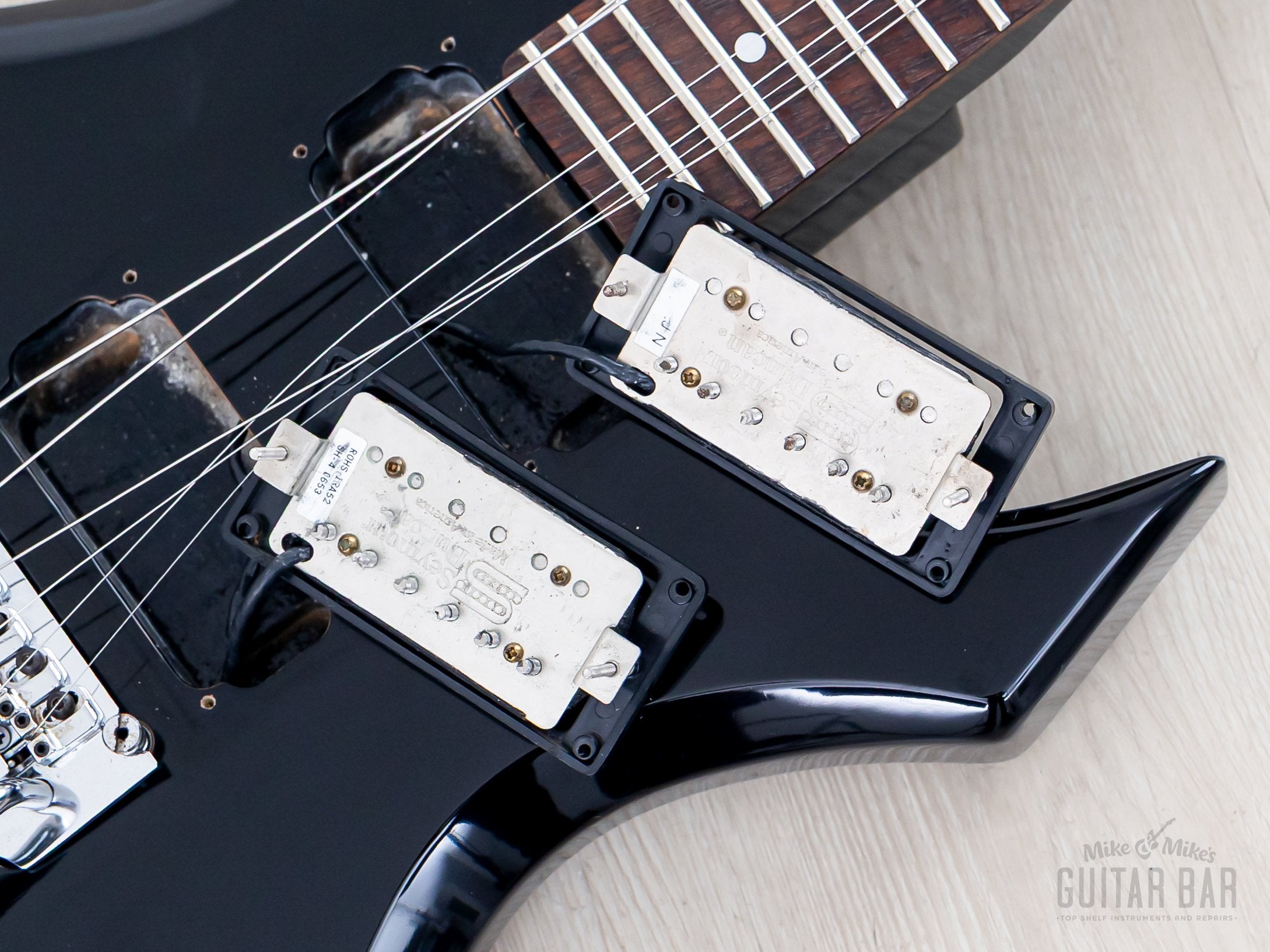 1986 B.C. Rich Warlock NJ Series Black w/ Seymour Duncan SH-2 & SH-4,