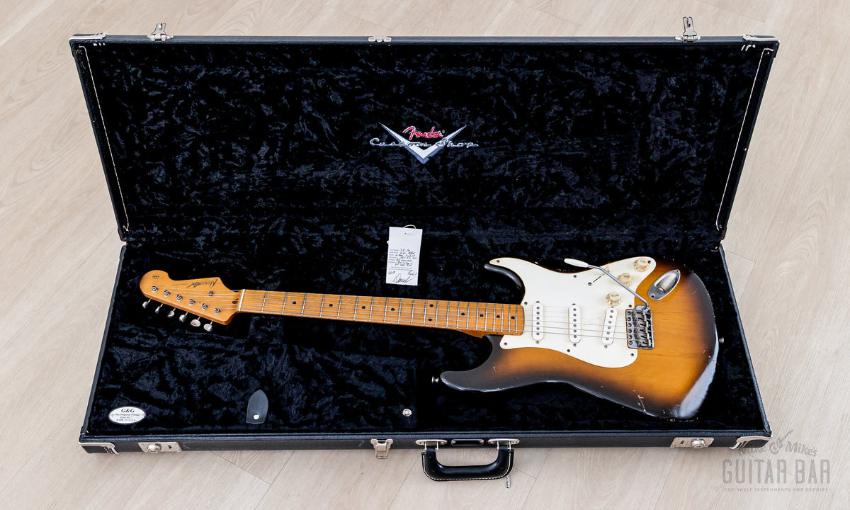 2018 Danocaster S-style '56 Sunburst Relic, in Fender Custom Shop case