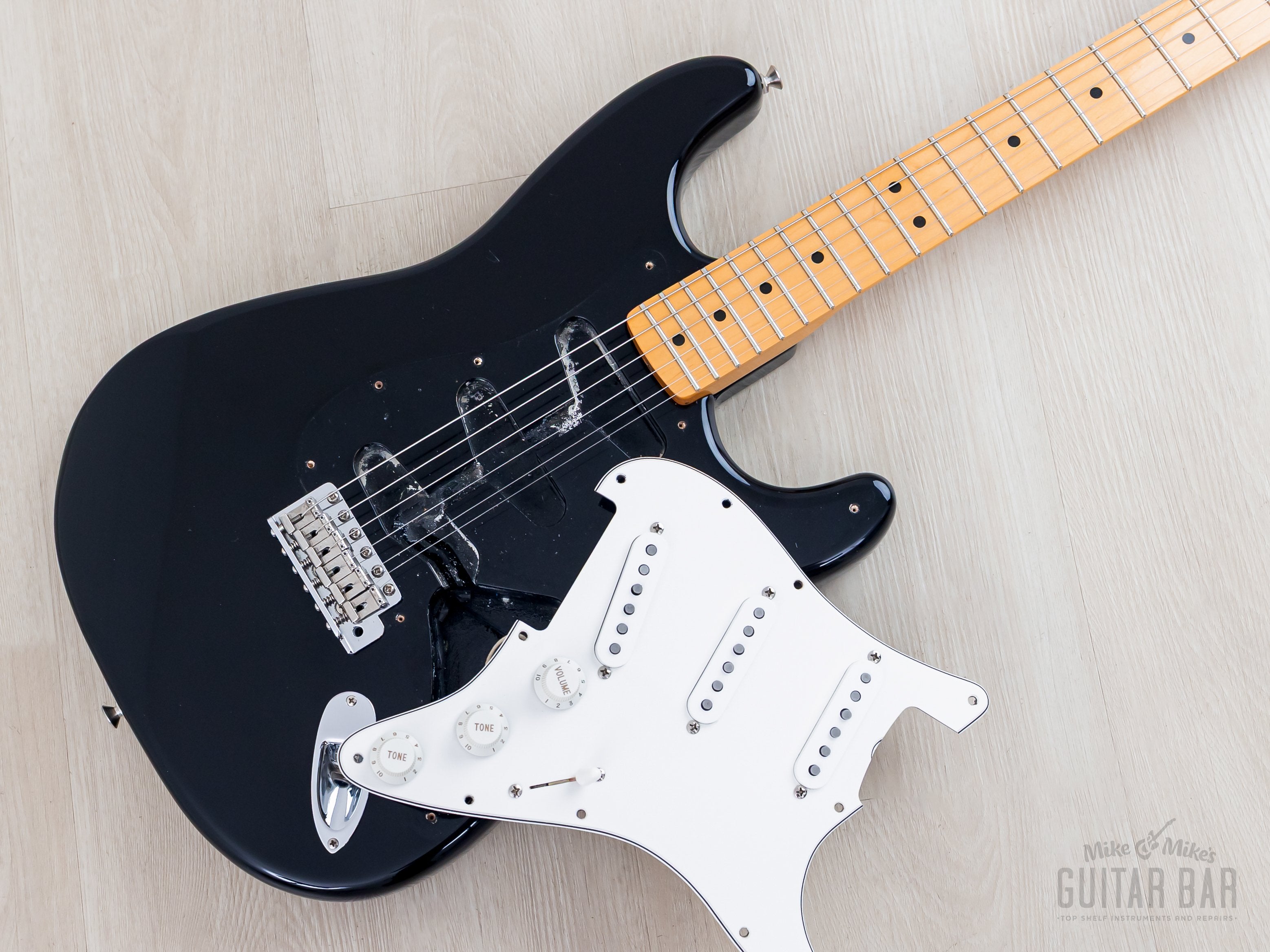 1998 Fender Jimi Hendrix Voodoo Stratocaster Black, Near-Mint w/ Case