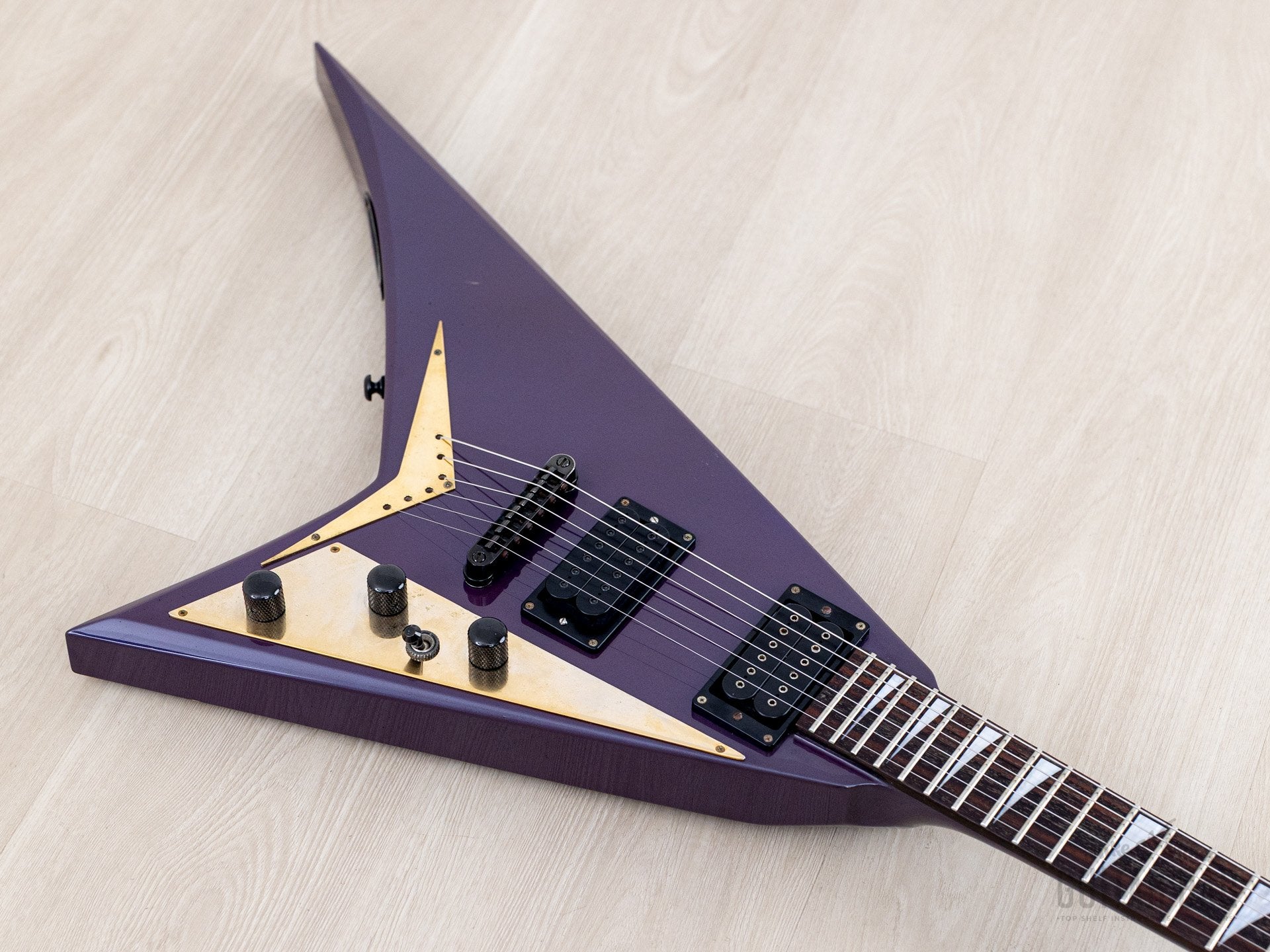 1993 Grover Jackson Randy Rhoads Standard V Blue Purple w