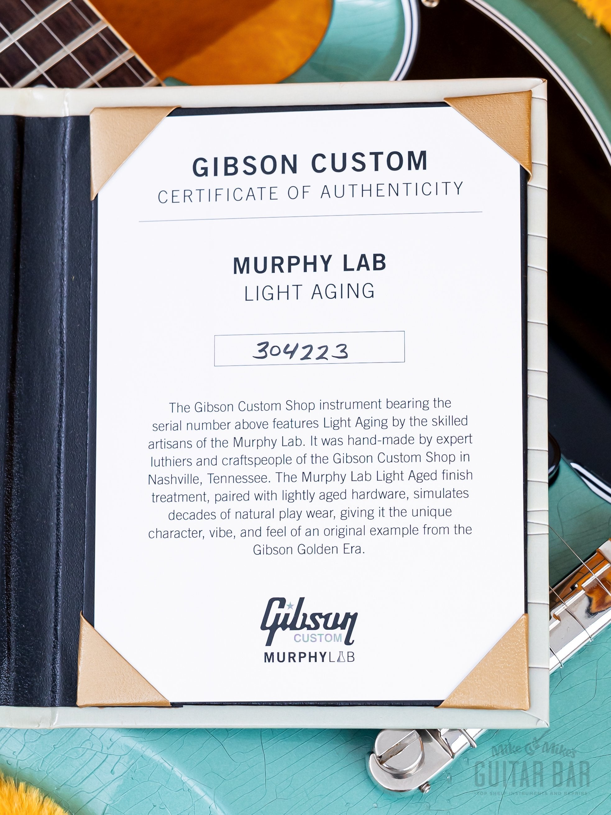 2023 Gibson Custom Shop 1963 SG Special Murphy Lab Light Aged Invernes