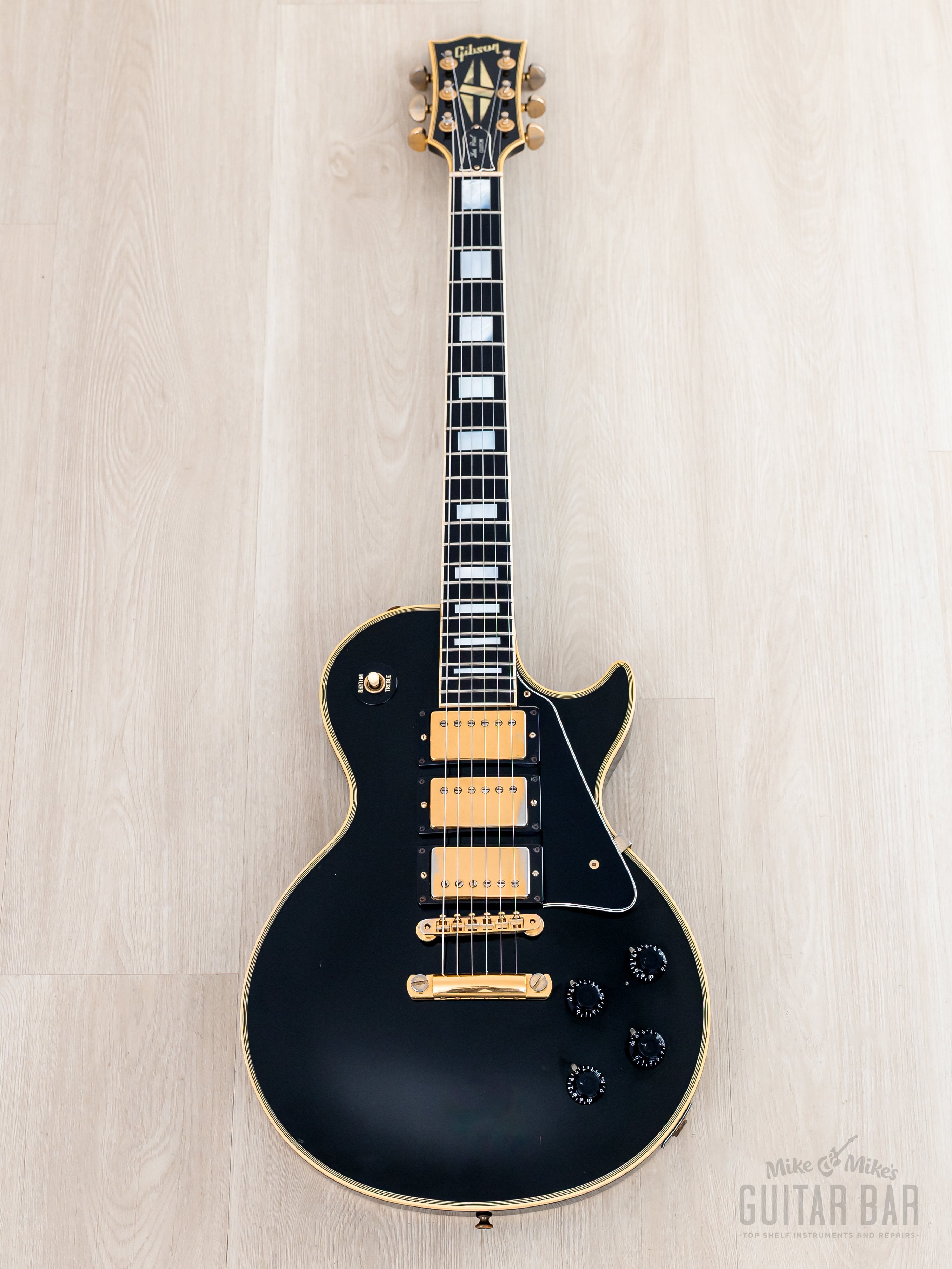 1992 Gibson Pre-Historic '57 Les Paul Custom 3 Pickup Black Beauty w/