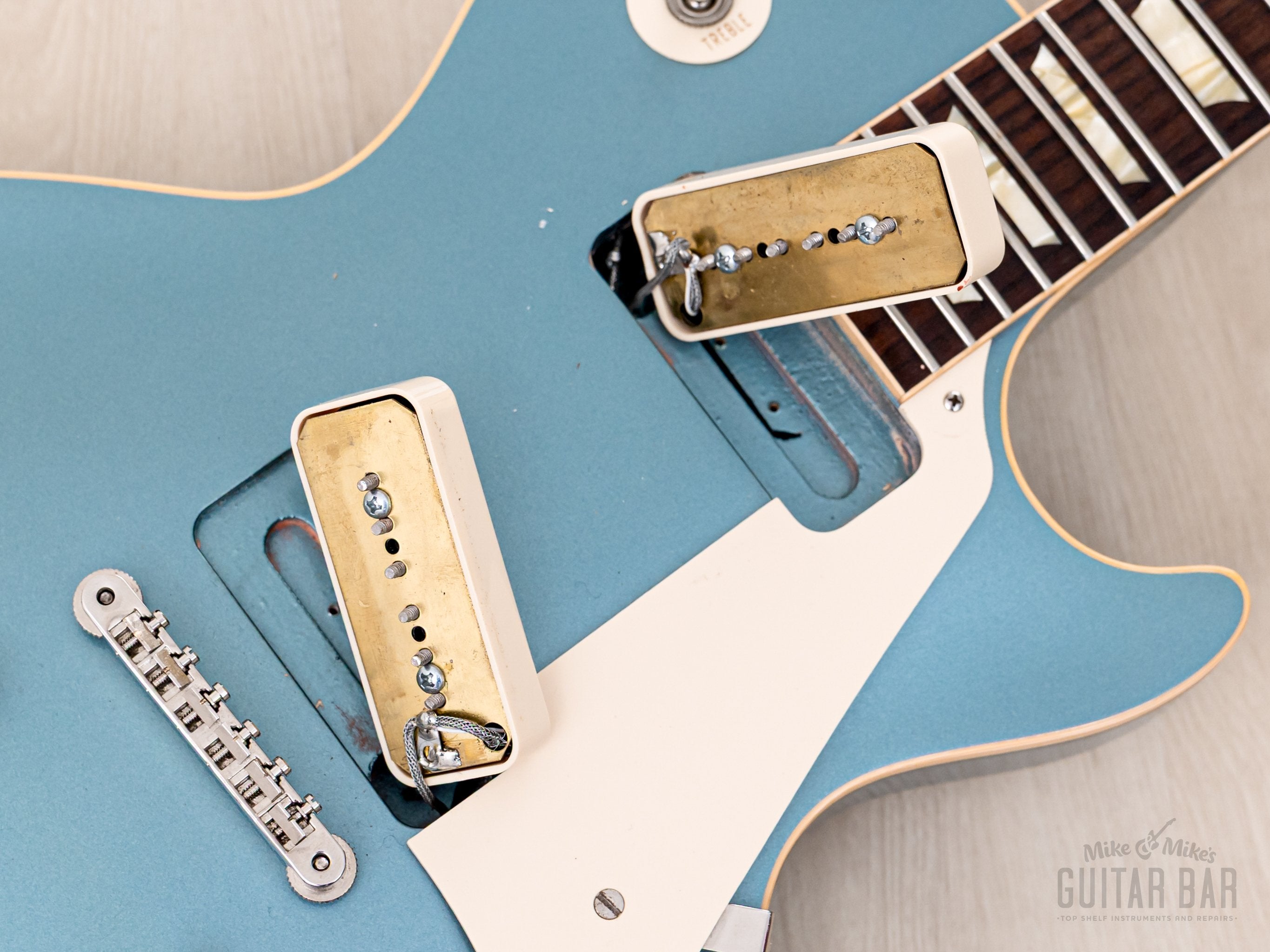 2012 Gibson Custom Shop Historic 1956 Les Paul Standard Pelham Blue R6 w/ Case, COA, Tags