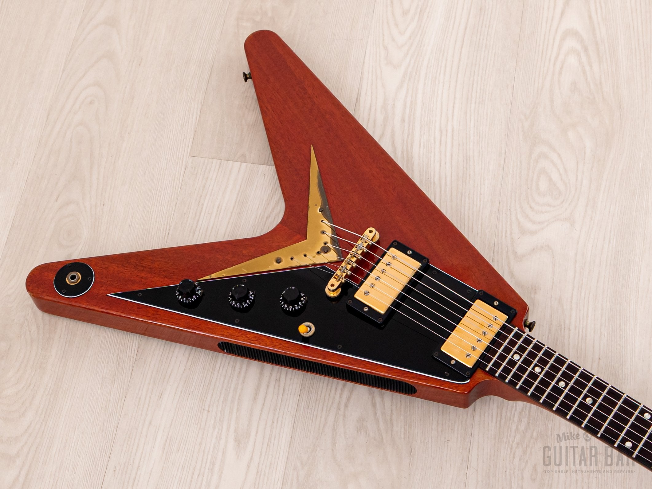 2008 Gibson Custom Shop Historic 1958 Flying V Mahogany VOS (Cherry) w/ 57 Classic PAFs, COA, Hangtags & Case