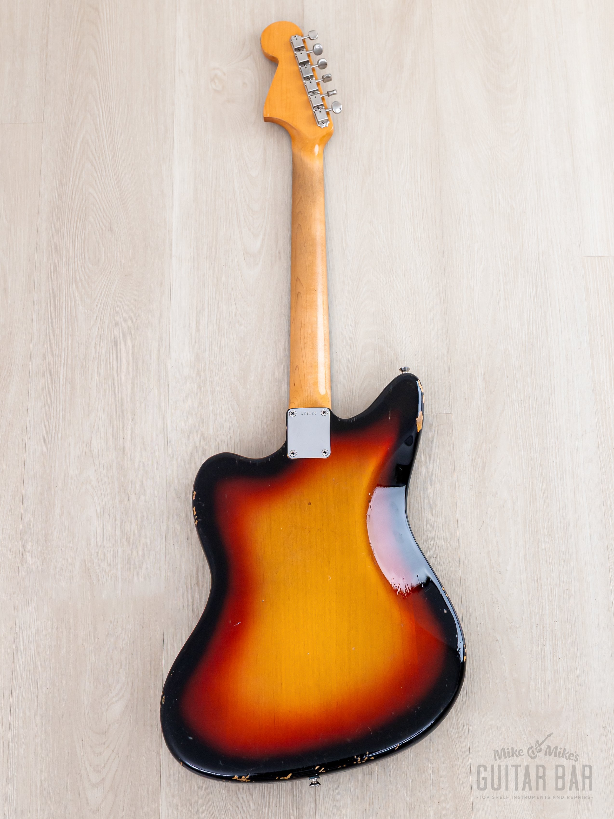 1965 Fender Jaguar Vintage Offset Guitar Sunburst w/ Case