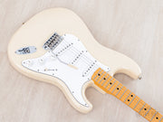 Body angled from the bass side