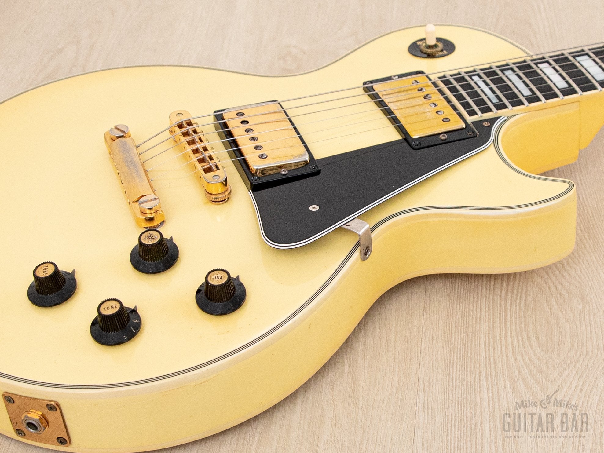 1974 Gibson Les Paul Custom Vintage Guitar Alpine White w/ Case, Randy Rhoads