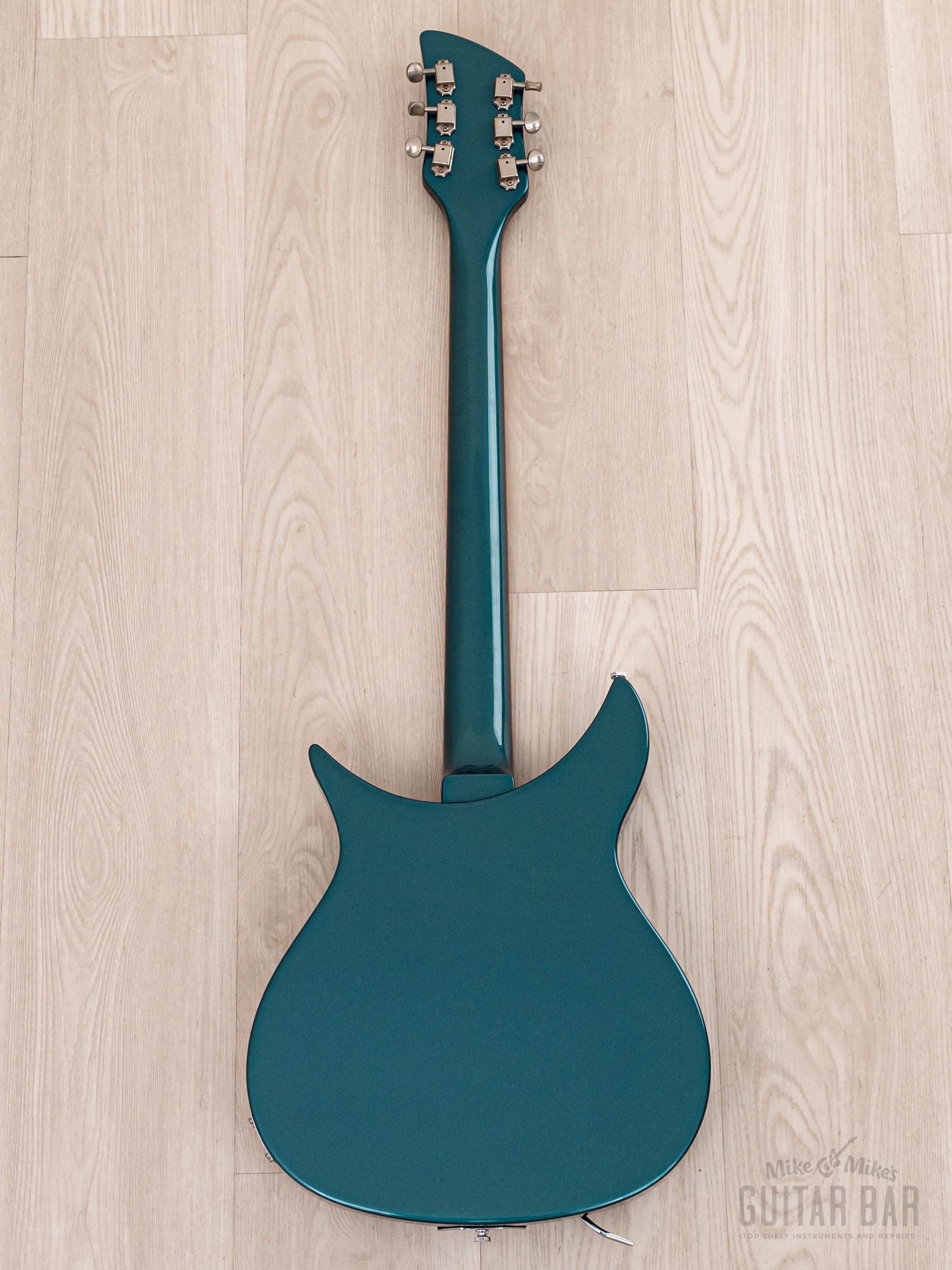 1997 Rickenbacker 355V59 One-Off Custom Order Turquoise w/ Accent Vibrato, Hangtags & Case