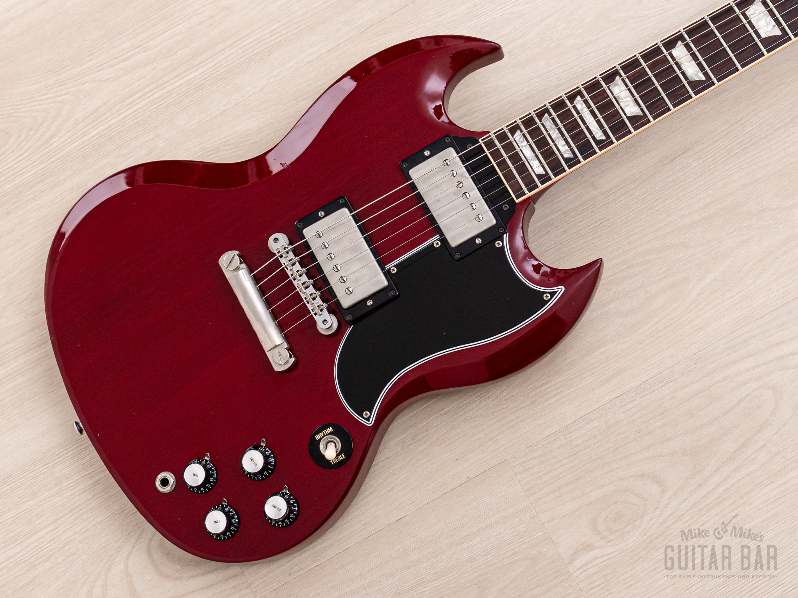 1997 Gibson ‘61 SG Standard Cherry w/ 57 Classic PAFs, Hangtags & Case