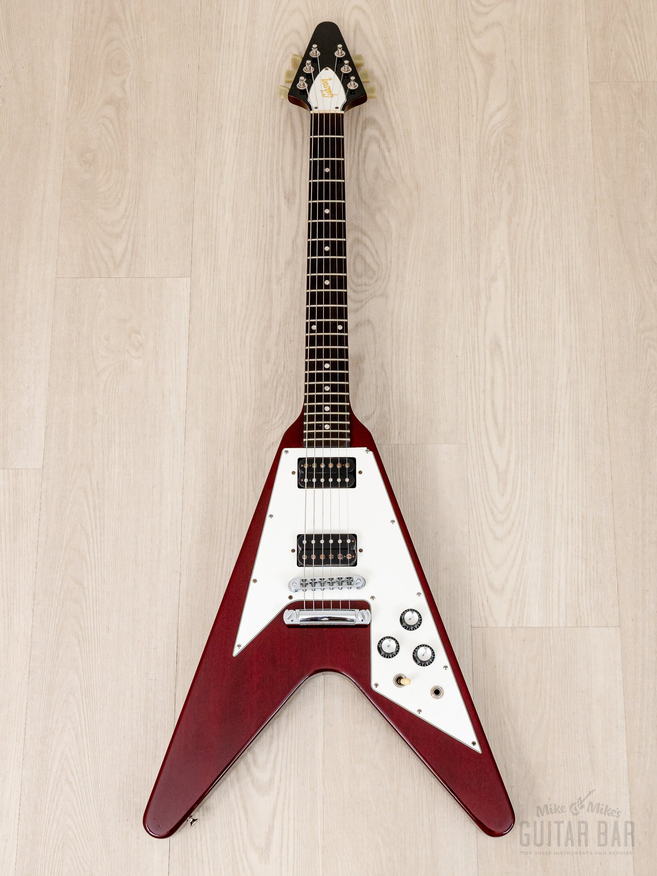 1995 Gibson Flying V '67 Vintage Reissue Electric Guitar Heritage Cherry w/ Case