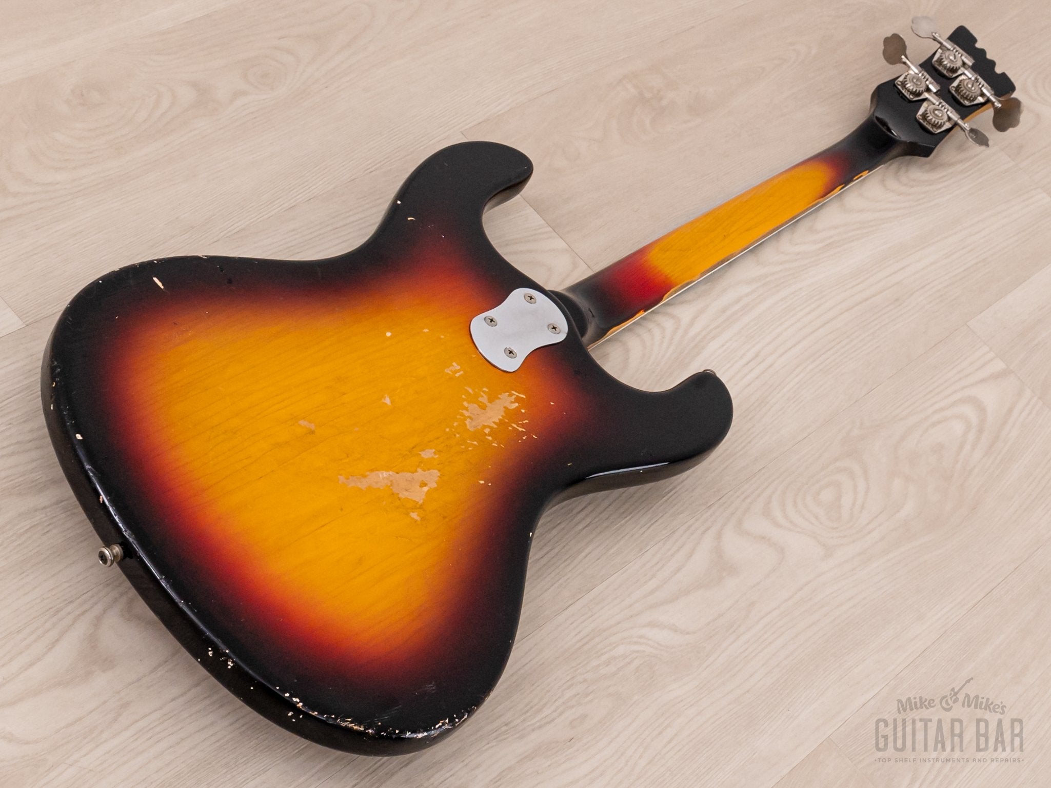 1965 Mosrite Ventures Model Vintage Short Scale Bass Sunburst