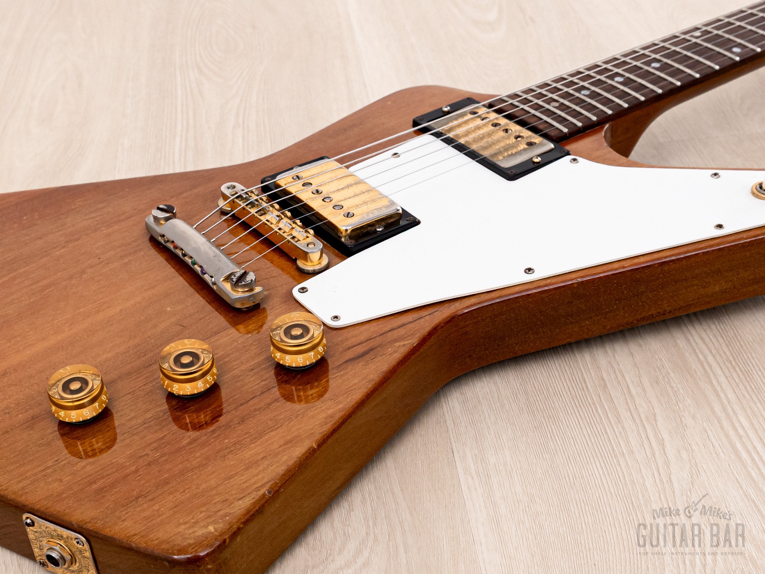 1977 Gibson Explorer Vintage Guitar Natural, 100% Original w/ T Tops, Case