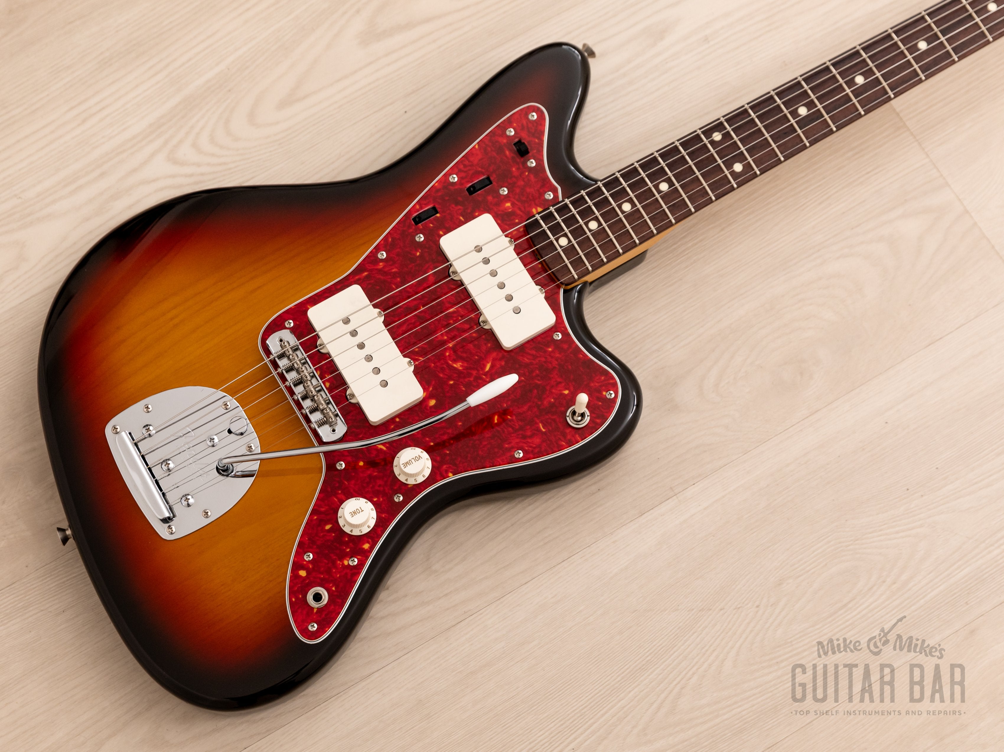 2000 Fender Jazzmaster '62 Vintage Reissue Offset Guitar JM66-80 Sunburst, Near-Mint, Japan CIJ