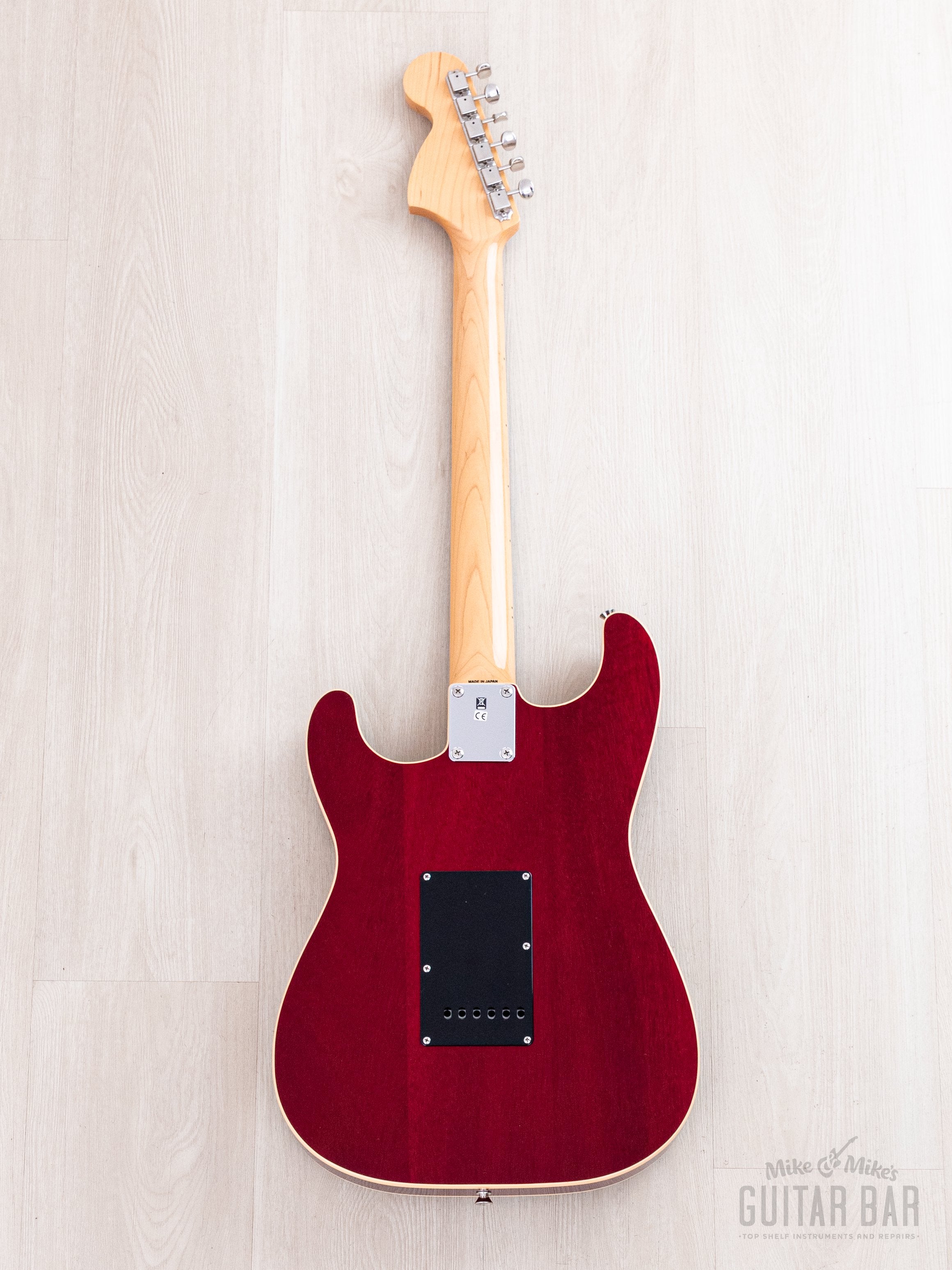 2013 Fender Stratocaster ST/HO/2H Mahogany Semi-Hollow Cherry HH Humbu