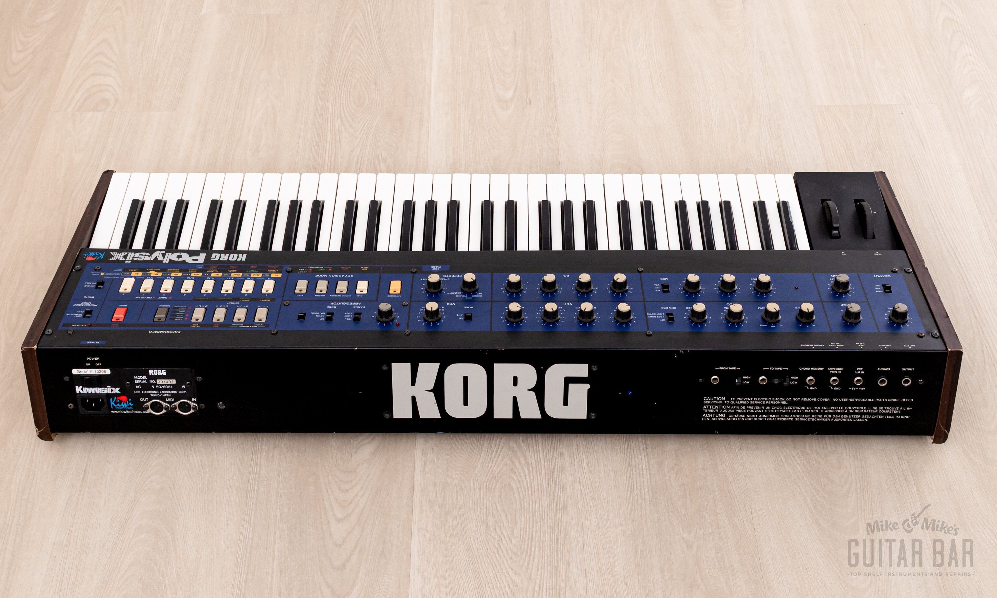 1980s Kory PolySix Kiwi Upgrade Vintage Analog Polyphonic Synthesizer w/ MIDI