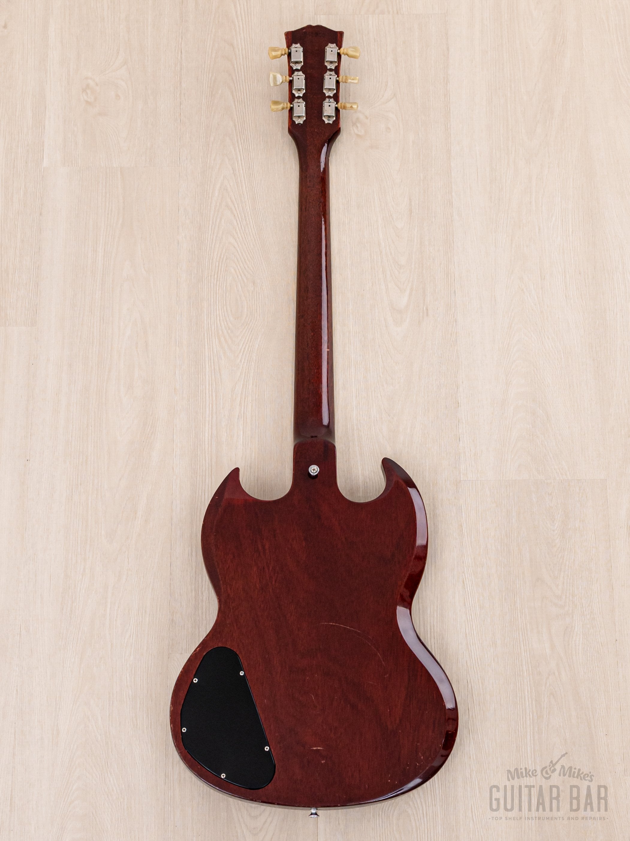 1969 GIbson SG Standard Vintage Guitar Cherry w/ Maestro Vibrola, Pat # T-Tops, Case