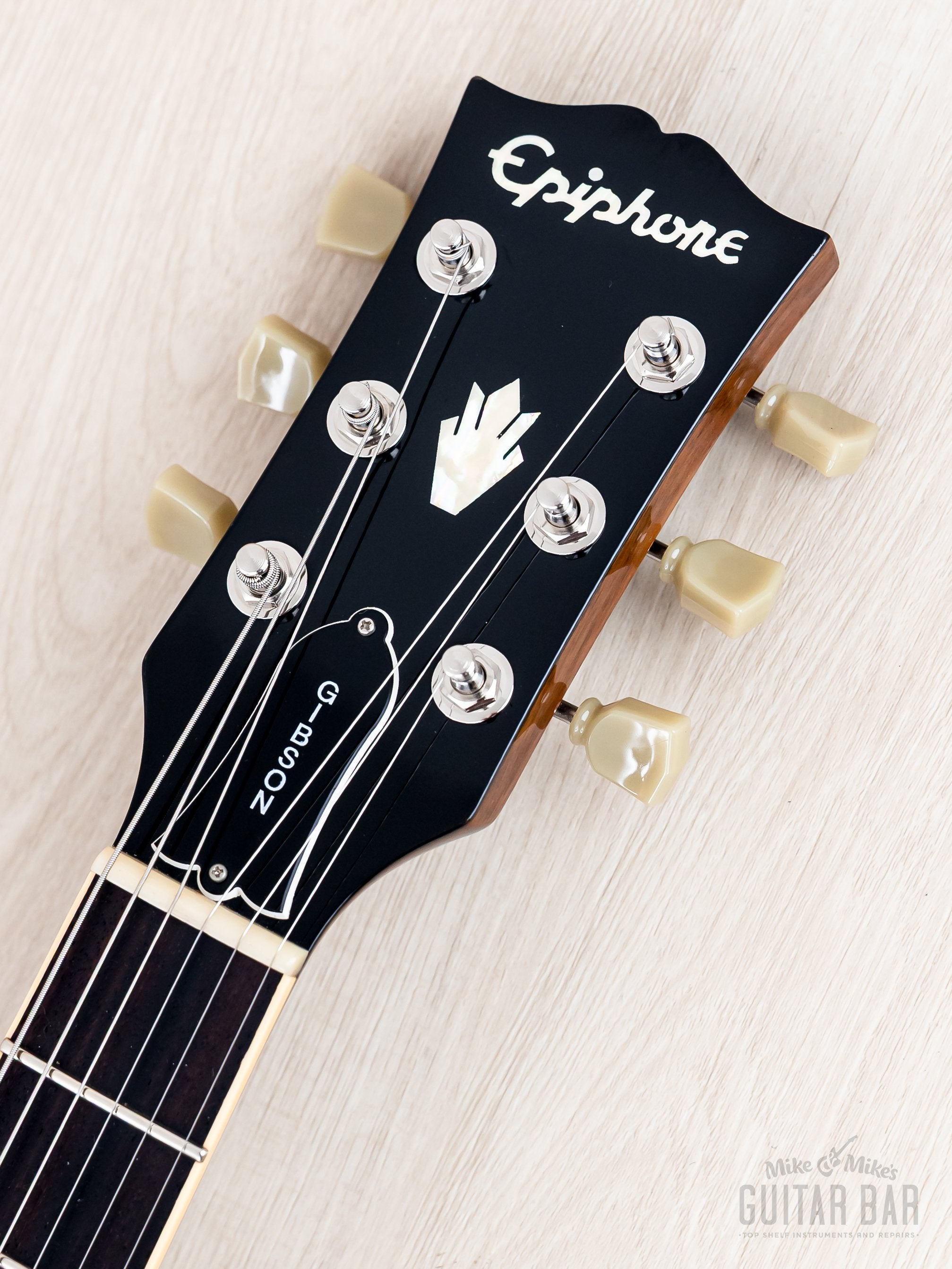 2002 Epiphone Elite 1963 ES-335 Dot Natural w/ Open Book Headstock, Ca