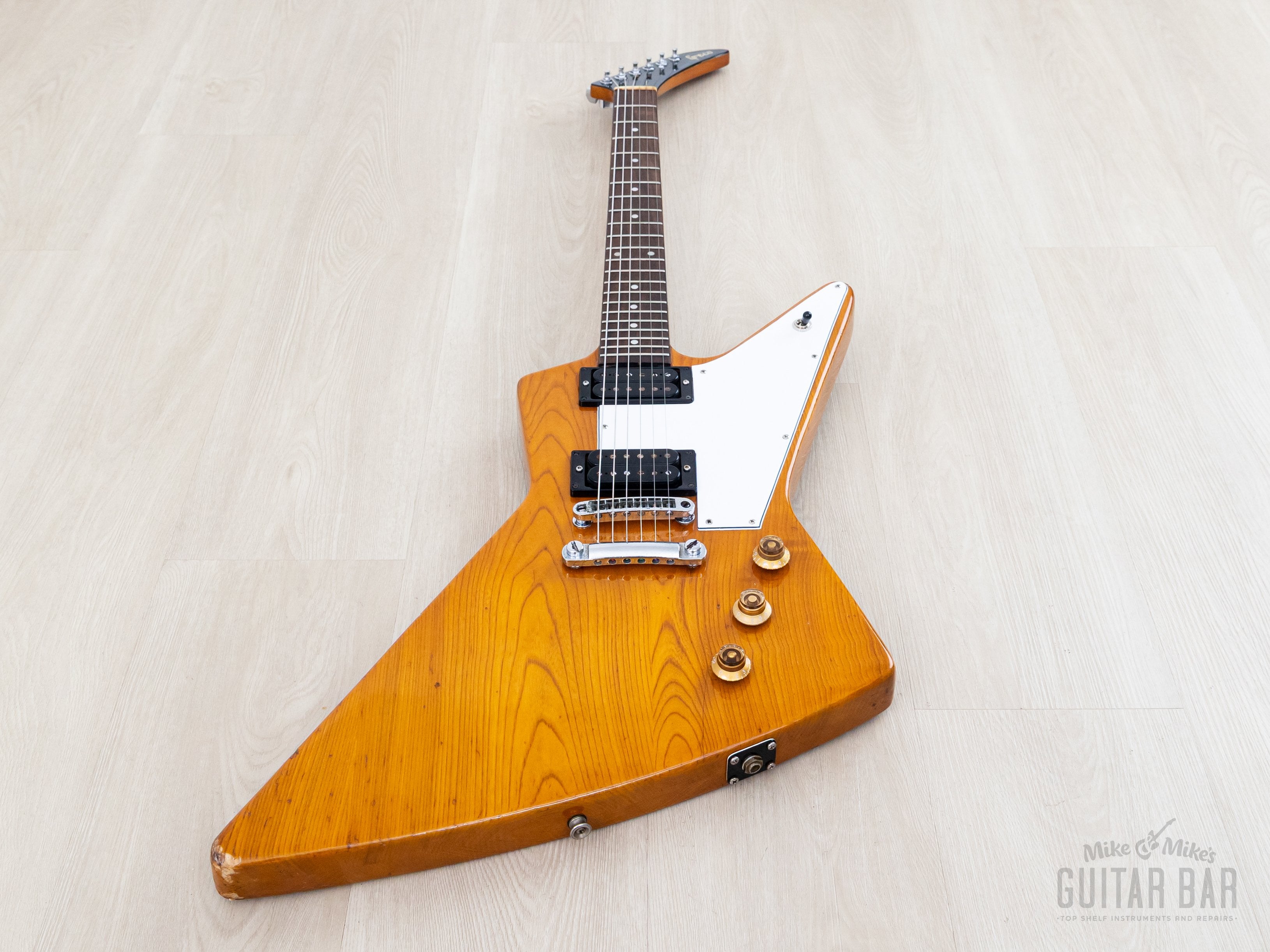 1976 Greco EX800 Explorer Vintage Electric Guitar, Destroyer