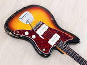 1965 Jazzmaster body with gray bobbin pickups, angled front