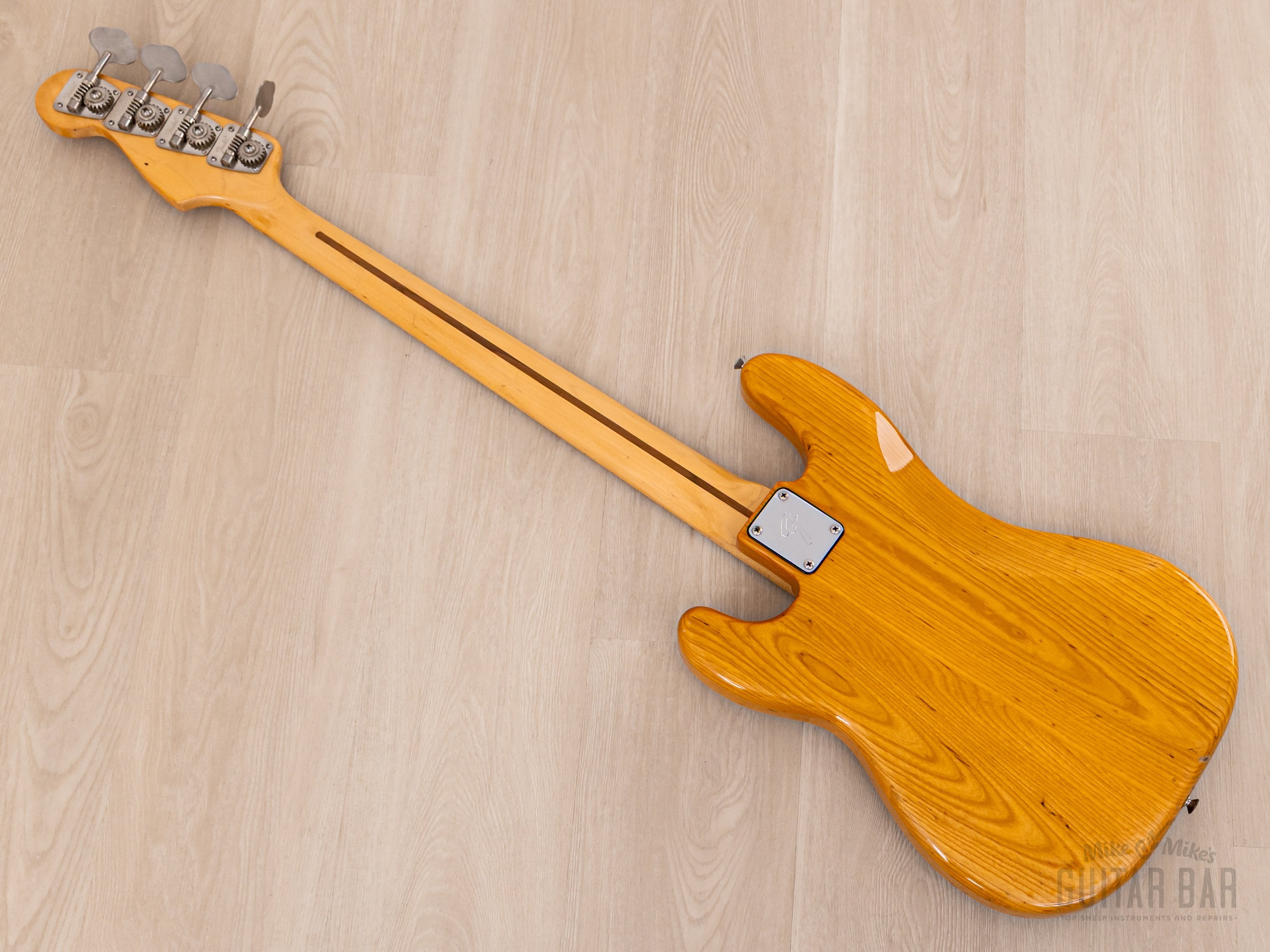 1976 Fender Precision Bass Vintage Bass Guitar Natural Ash w