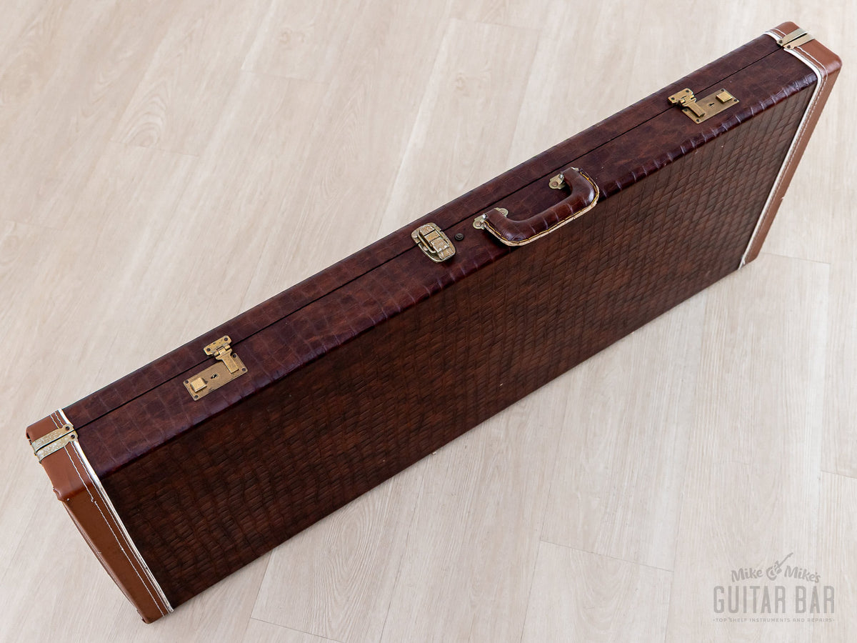Faux alligator hardshell case, closed