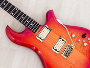 Eagle body and rosewood fretboard, angled view