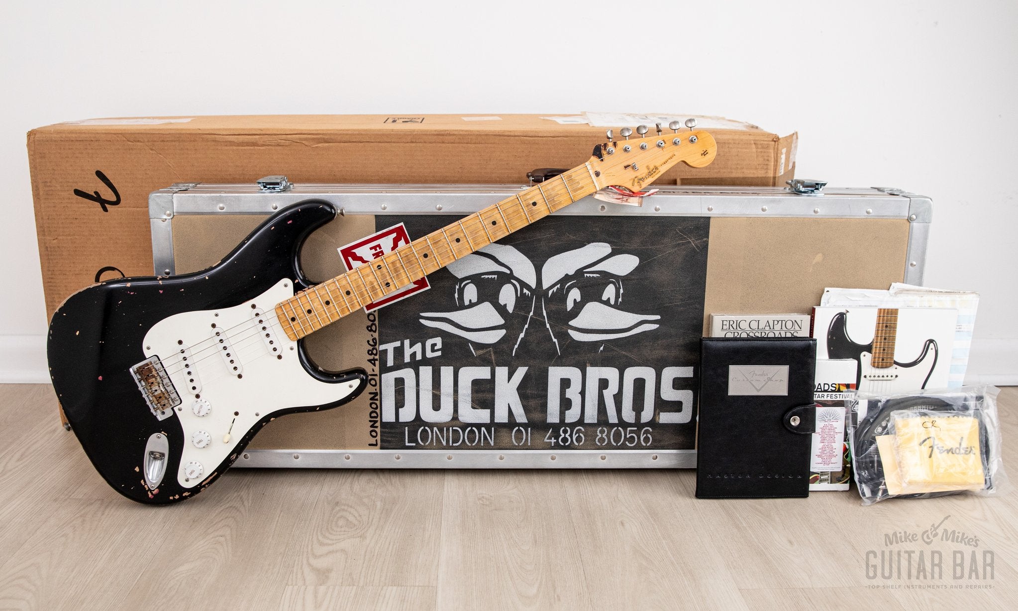 2006 Fender Masterbuilt Chris Fleming Eric Clapton Blackie Tribute Mint w/ Duck Bros Case, Tags, Receipt