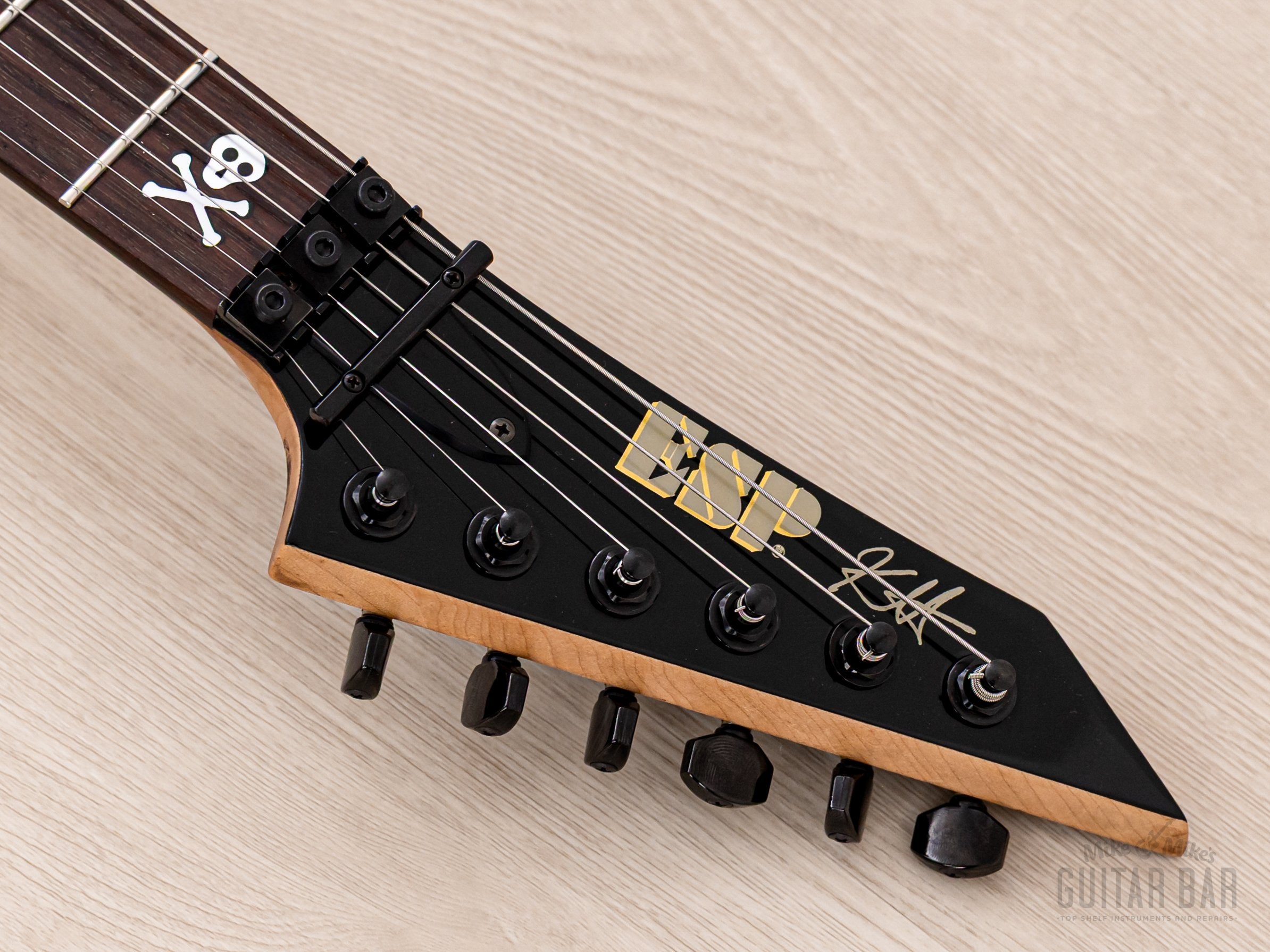 1997 ESP KH-2 Kirk Hammett Signature Black w/ EMG, Case