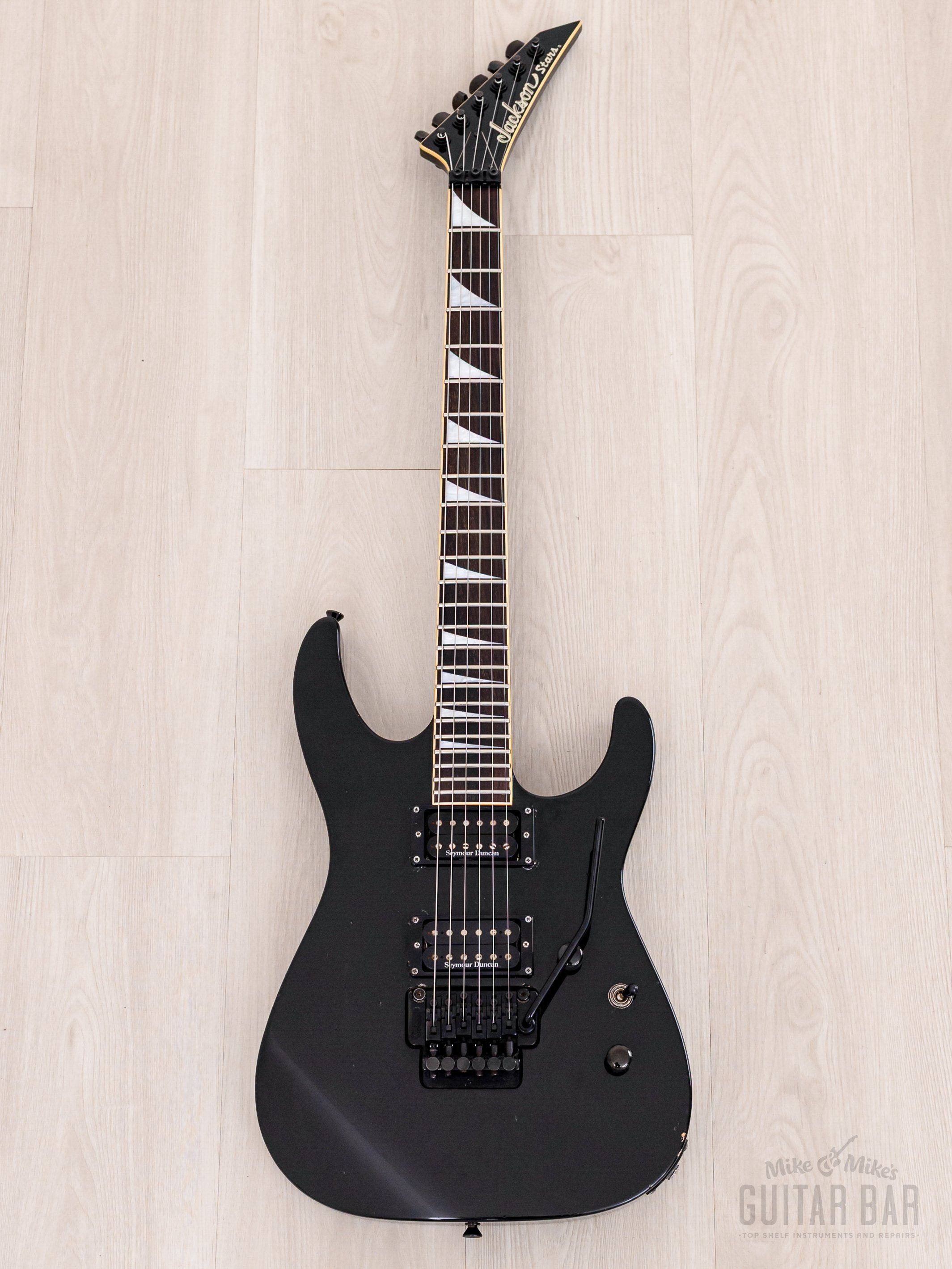 2002 Jackson Stars Soloist SL-J2 Neck Through Guitar Black w/ Seymour