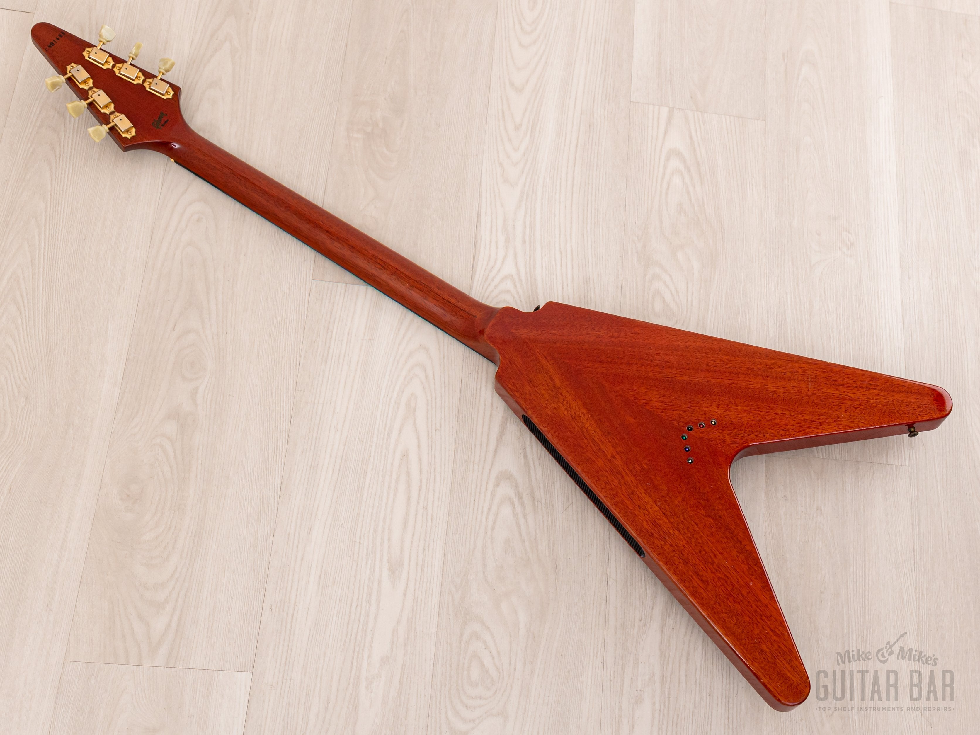 2008 Gibson Custom Shop Historic 1958 Flying V Mahogany VOS (Cherry) w/ 57 Classic PAFs, COA, Hangtags & Case