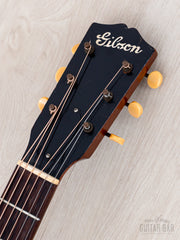1937 Gibson L-37 headstock front with Gibson logo