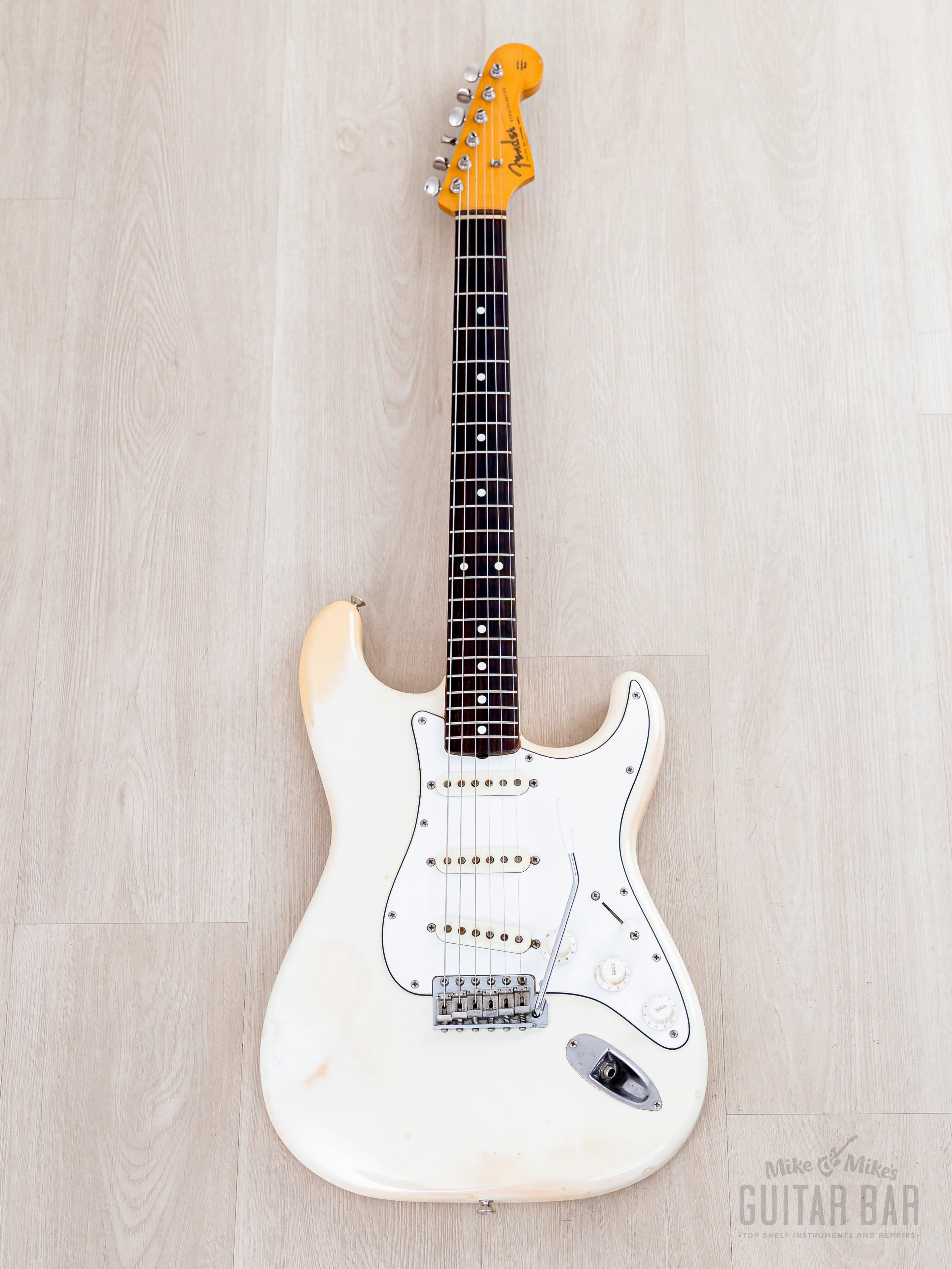 1983 Fender '62 Stratocaster JV ST62-85 Olympic White w/ USA Fullerton
