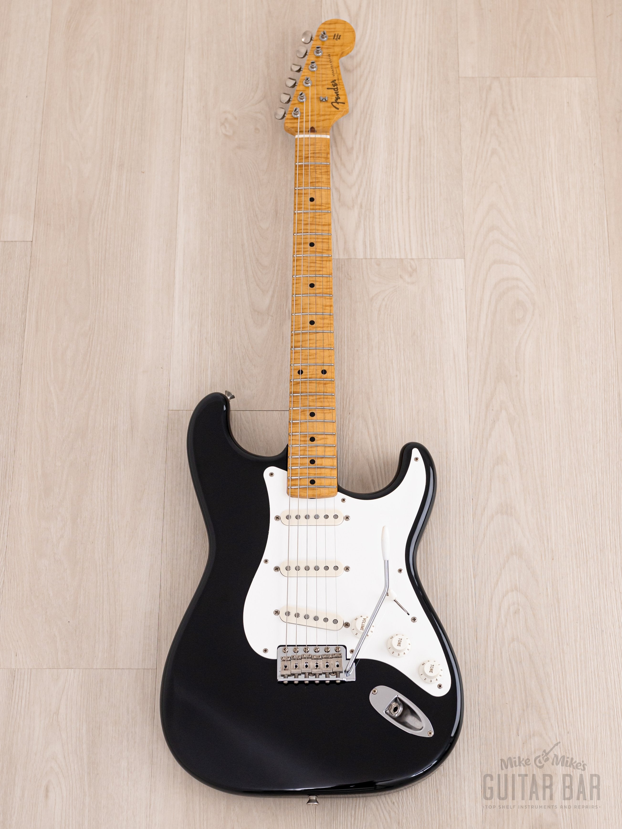 1994 Fender Stratocaster ‘57 Vintage Reissue 40th Anniversary ST57-65AS Foto Flame Black, Japan MIJ