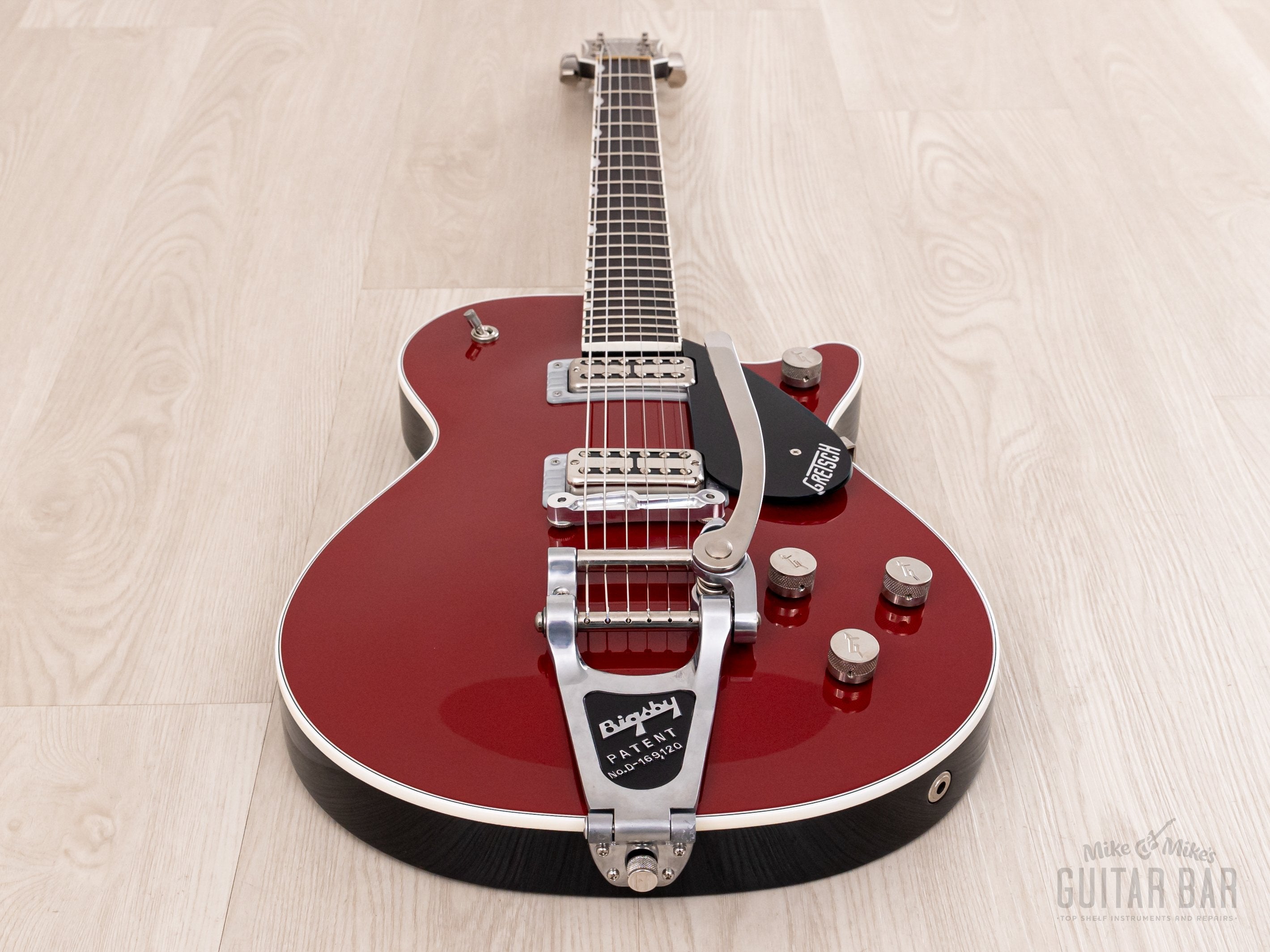 2017 Gretsch G6131T Players Edition Jet Firebird Red w/ TV Jones, Compton Bridge, Bigsby & Case