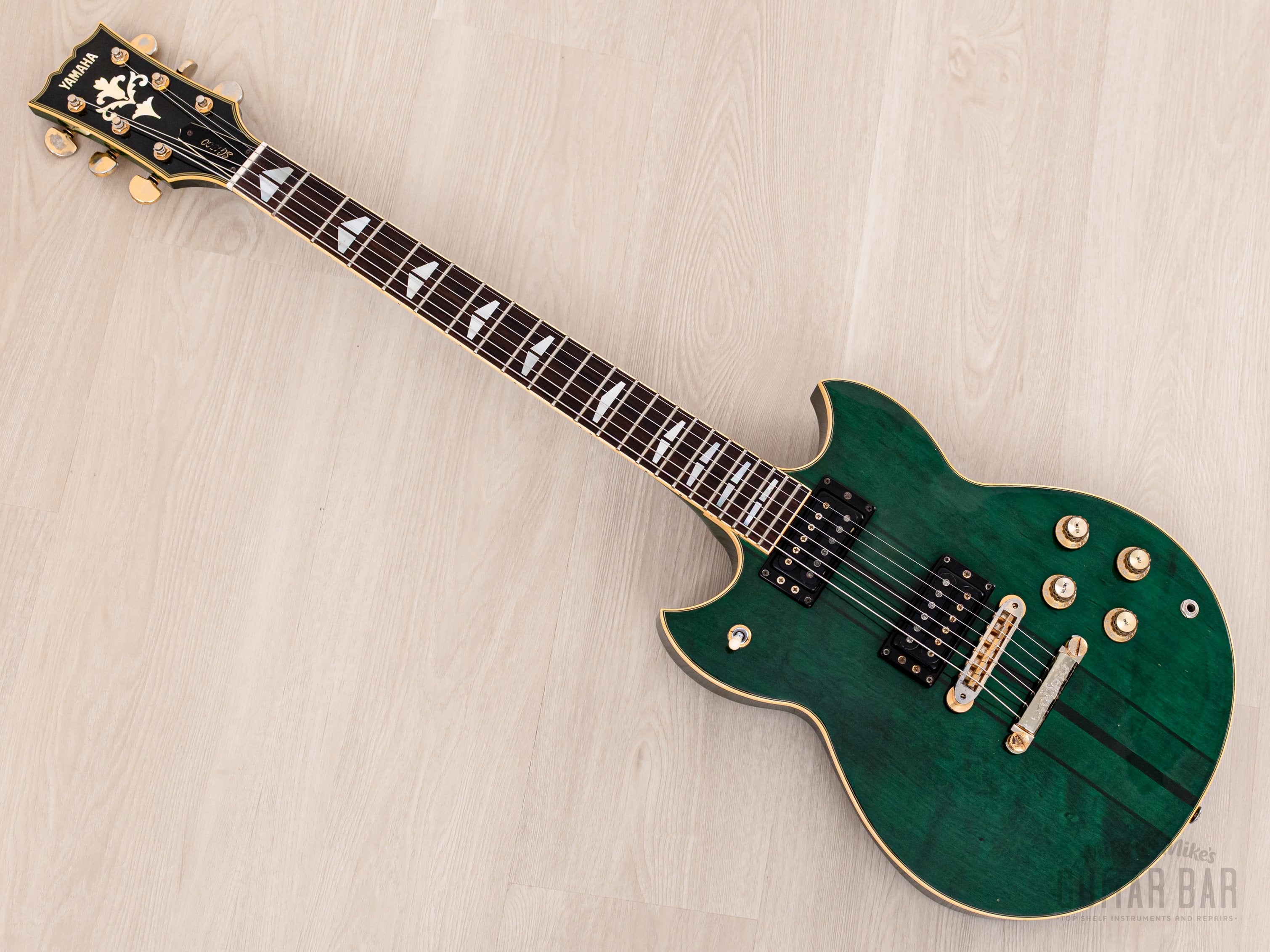1982 Yamaha SG1500 Vintage Neck Through Guitar Jade Green