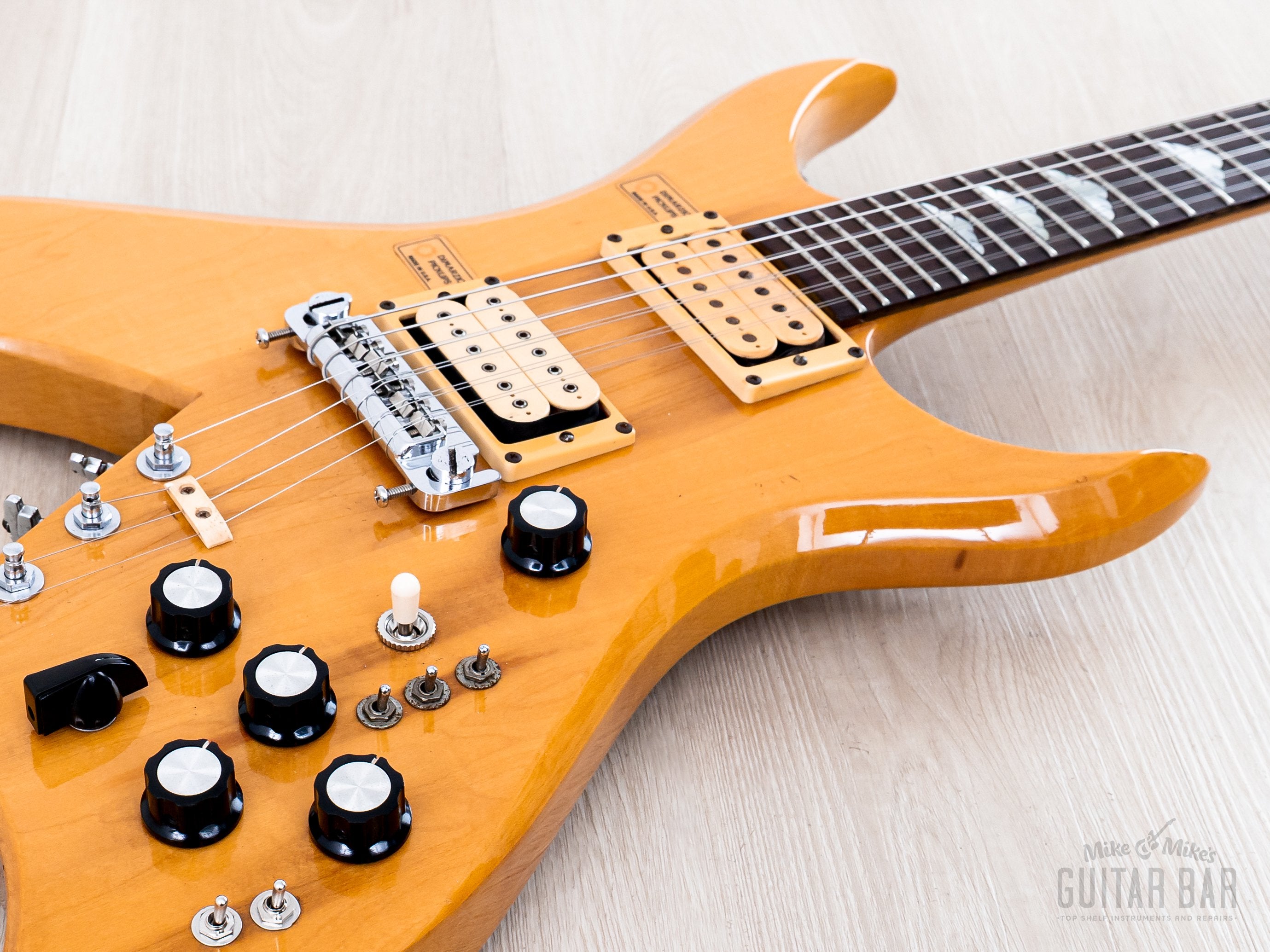 1980 Greco BB-1800 Bich Vintage 10-String Neck Through Guitar Natural