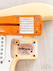 Neck heel and pocket markings