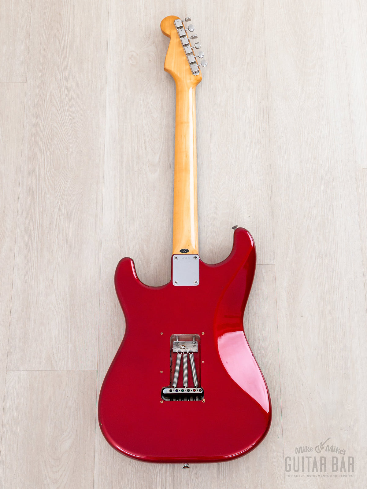 1984 Tokai Goldstar Sound TST-70 Metallic Red, full back view