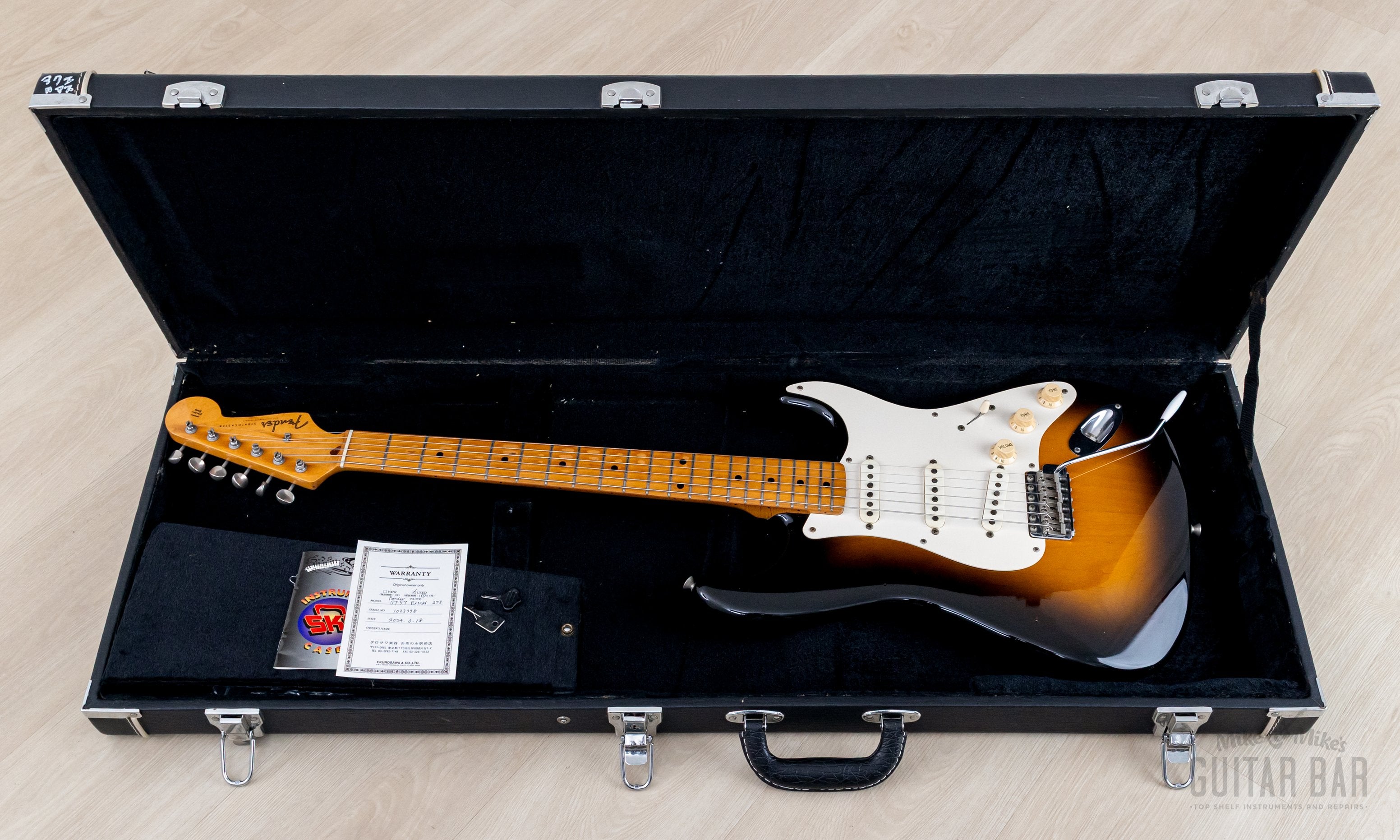1989 Fender ExTrad Stratocaster '57 Vintage Reissue ST57-140 Sunburst